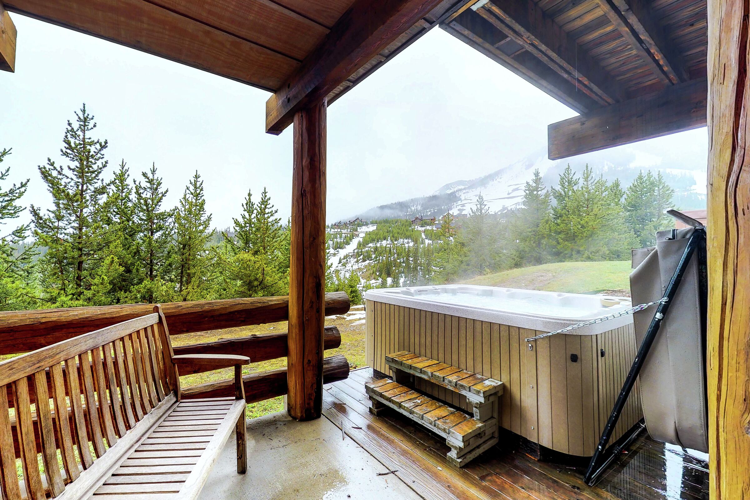 Patio with Hot Tub