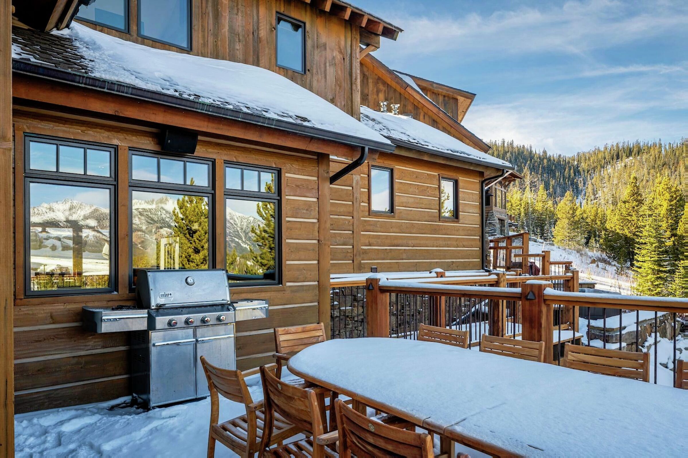 Balcony with BBQ