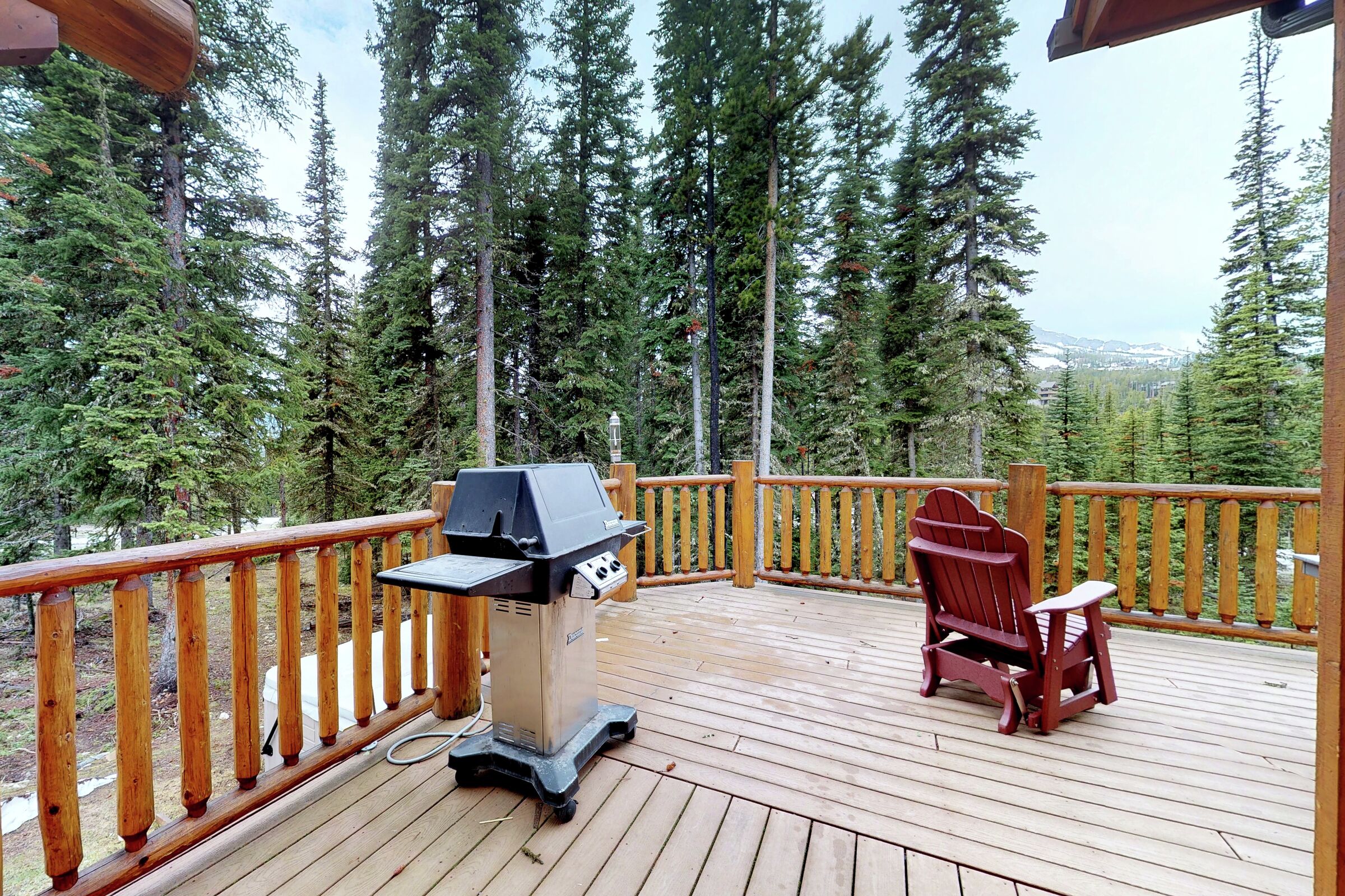 Deck with BBQ