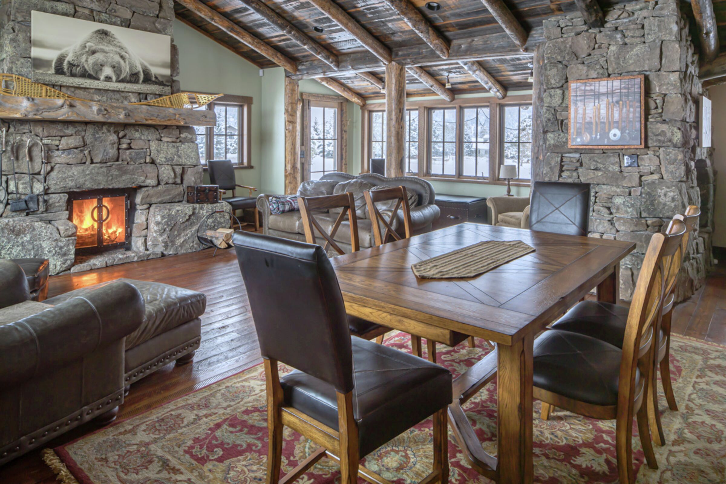 Dining Room & Living Room