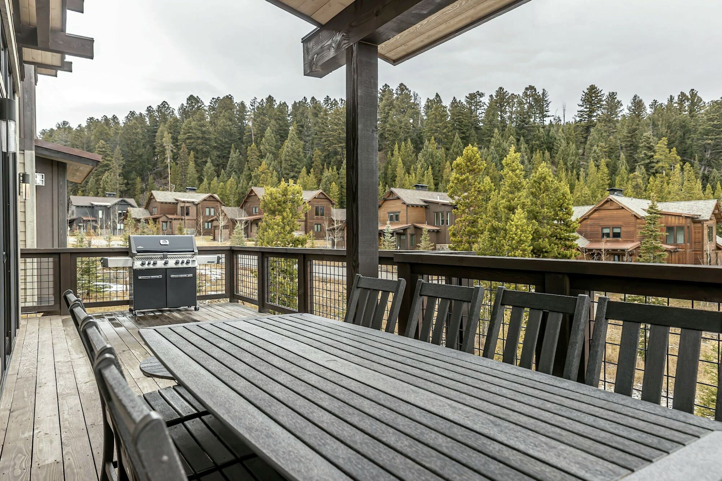 Balcony with BBQ