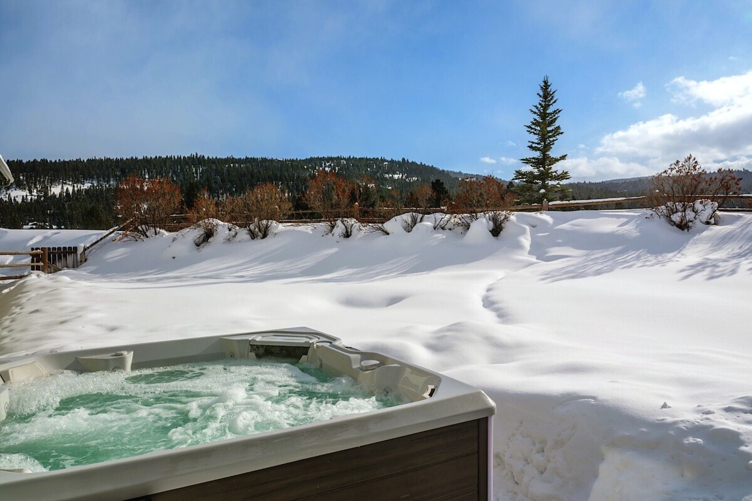 Deck with Hot Tub