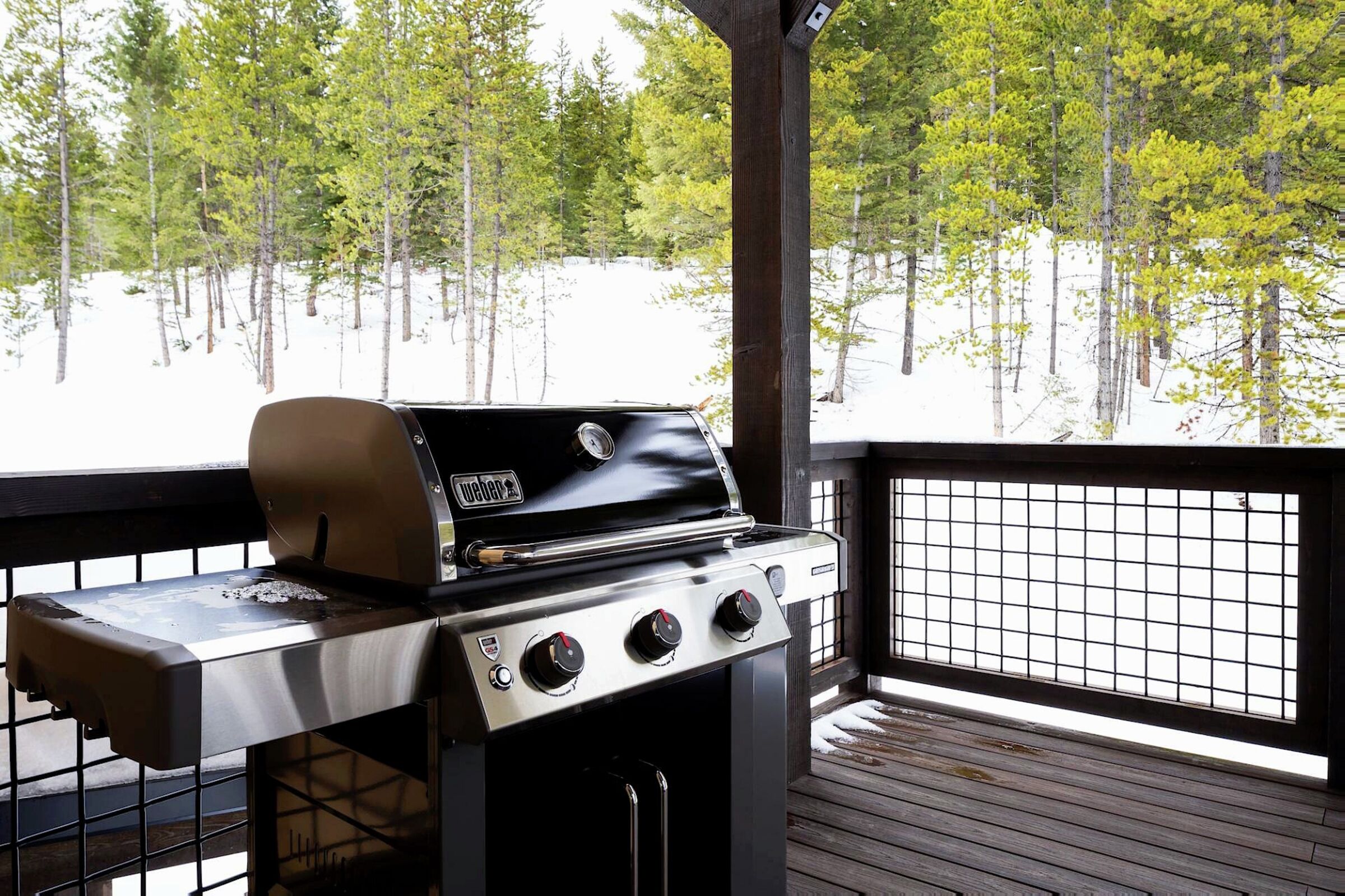 Balcony with BBQ