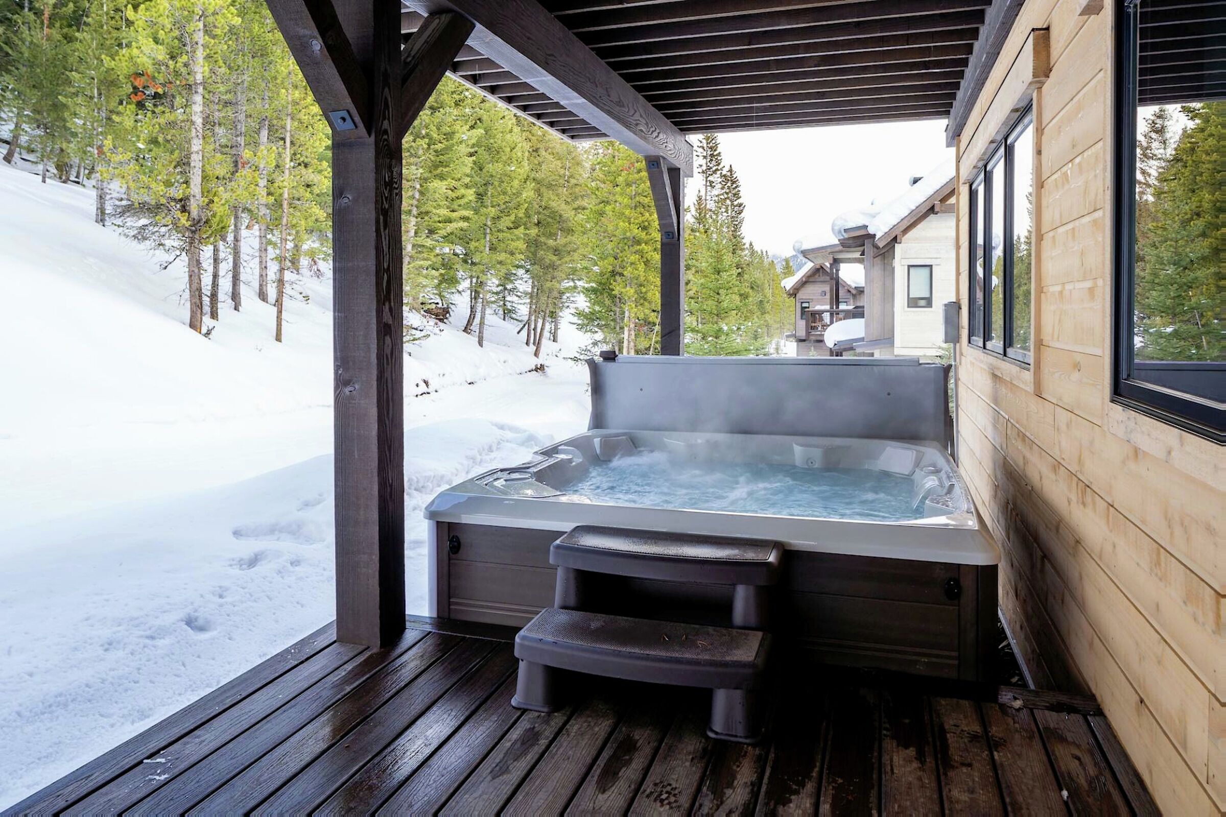 Deck with Hot Tub