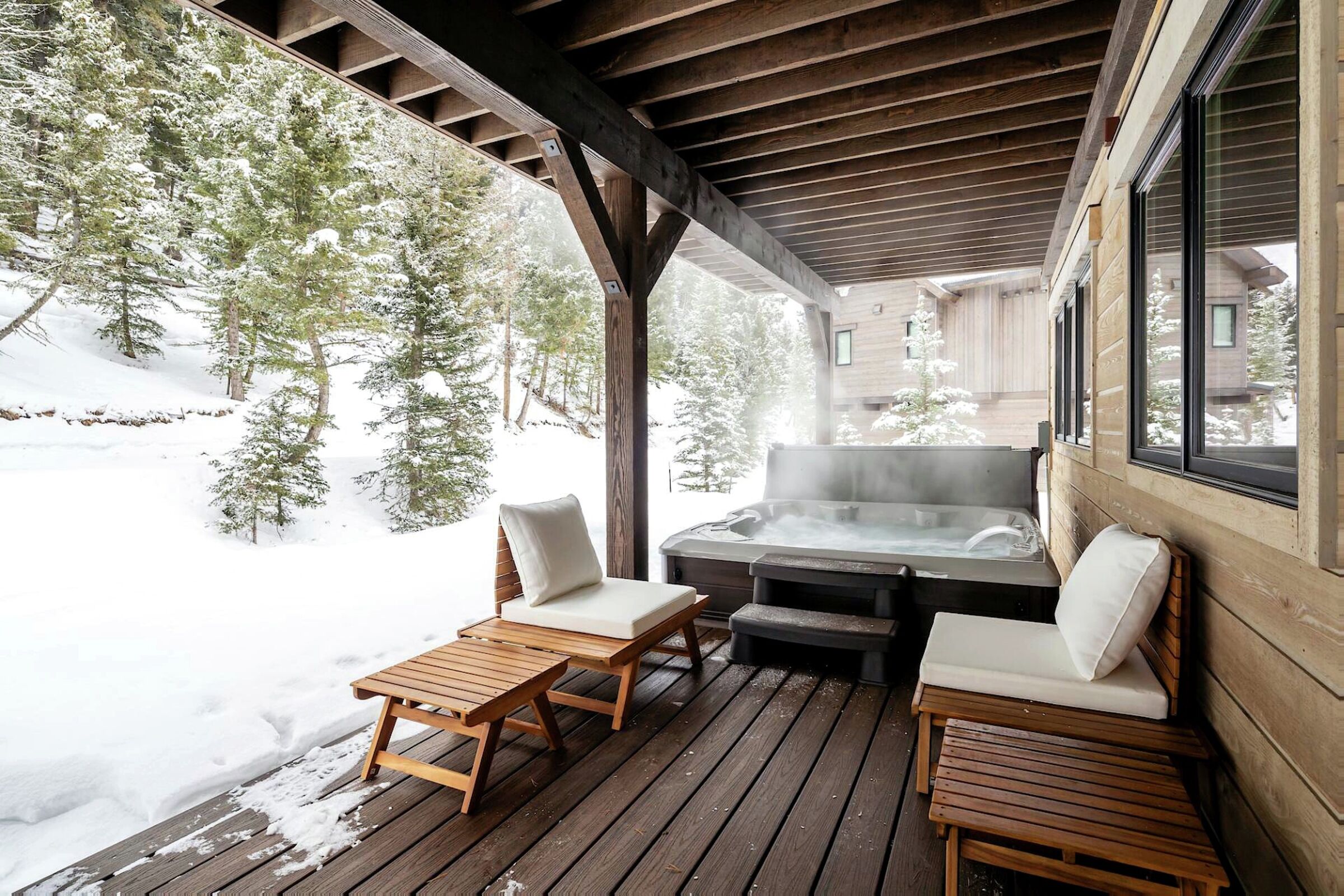 Deck with Hot Tub