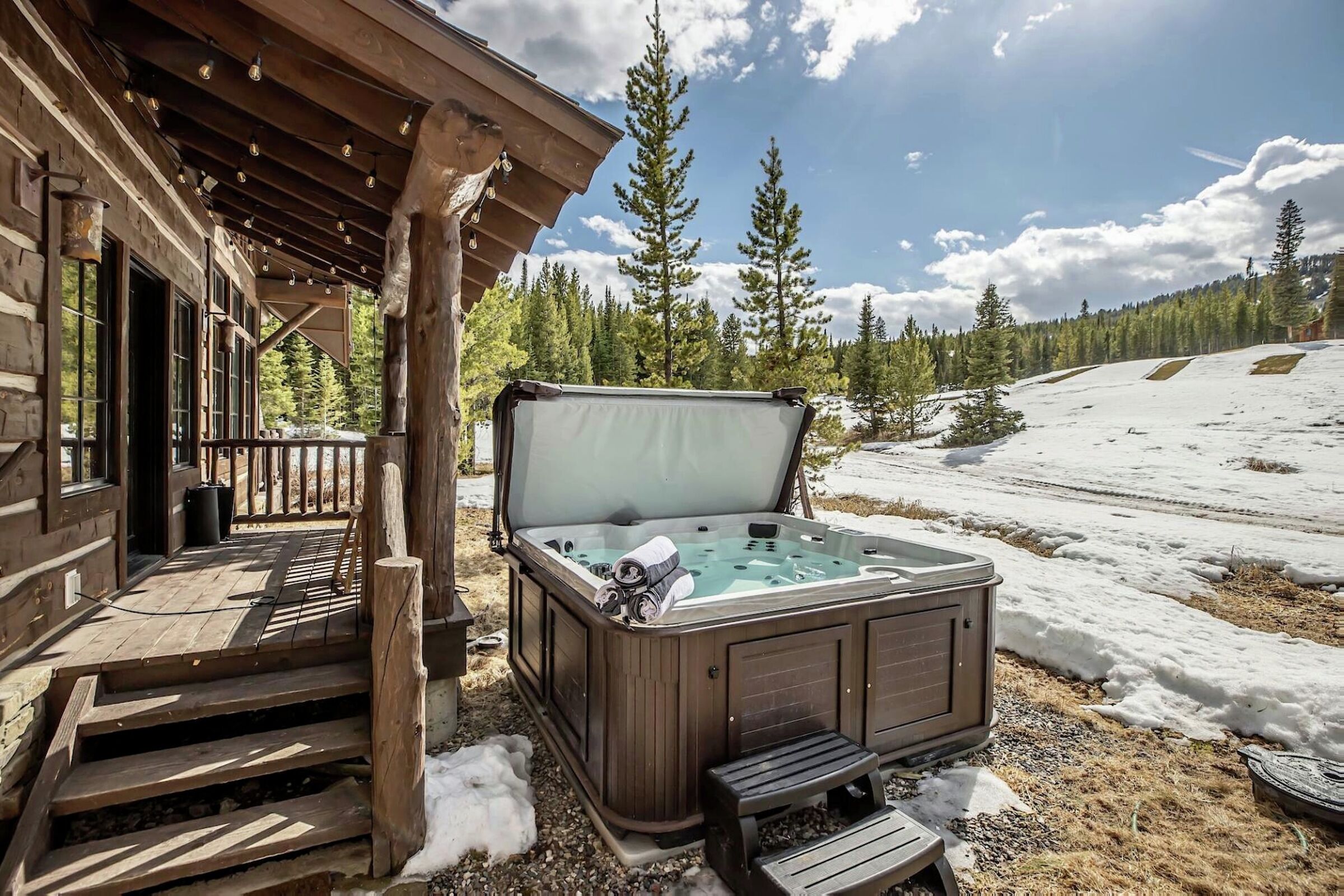 Deck and Hot Tub
