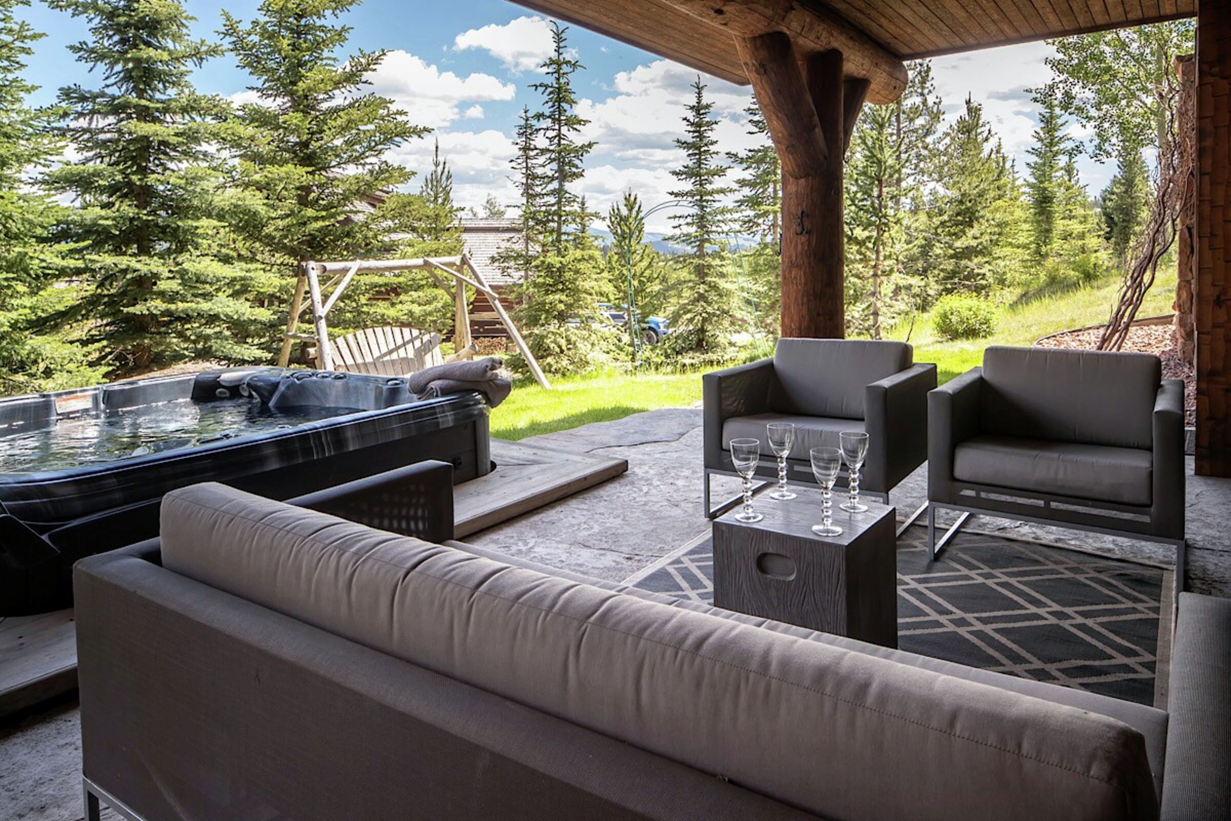 Patio with Hot Tub