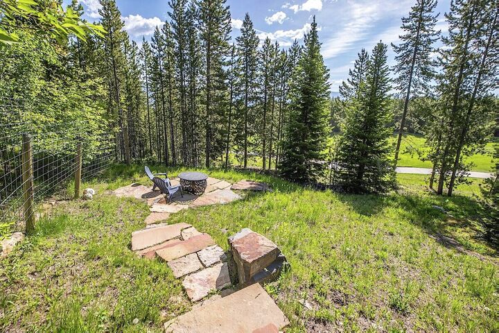 Back Yard with Firepit