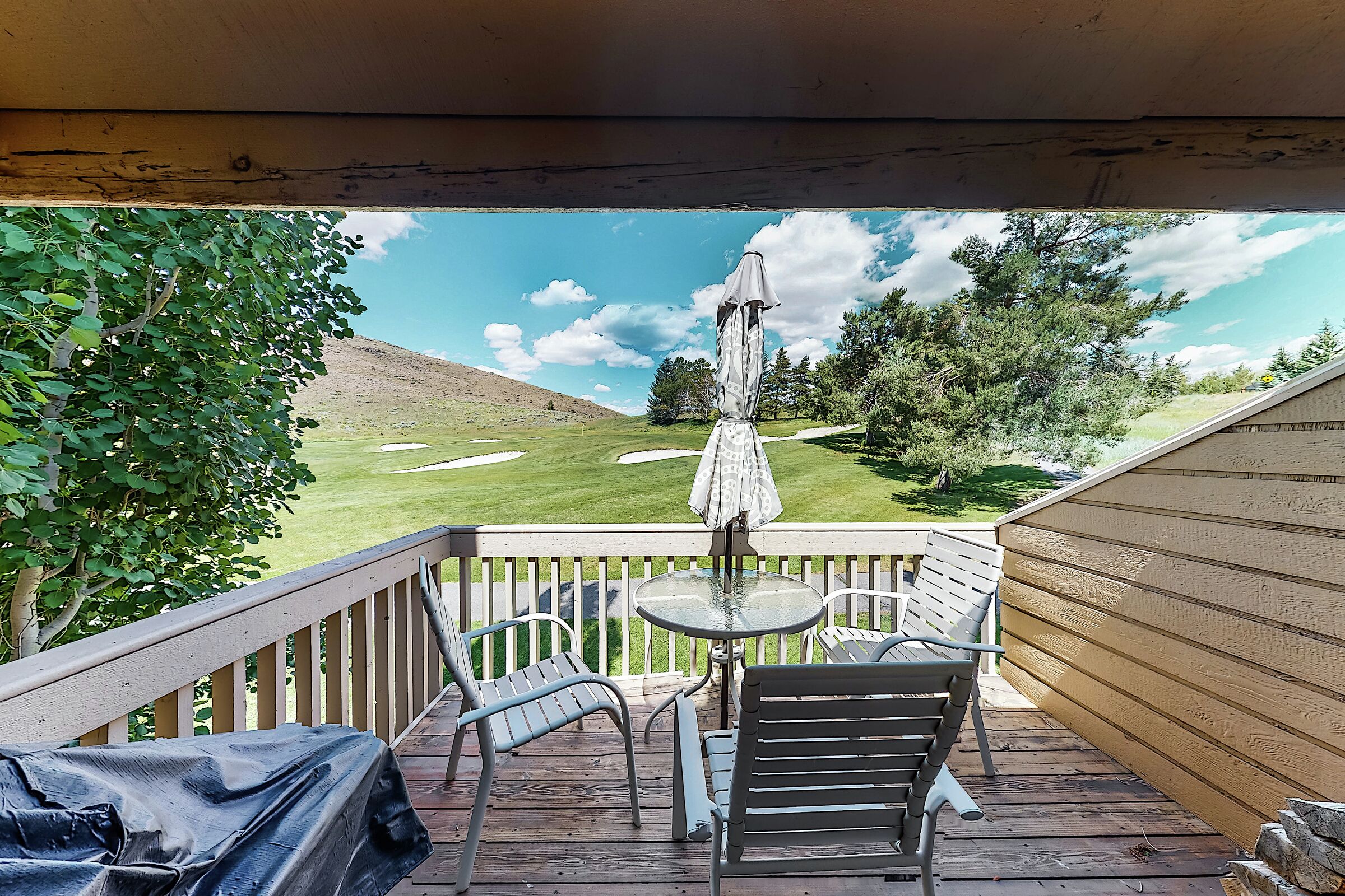 Balcony with BBQ