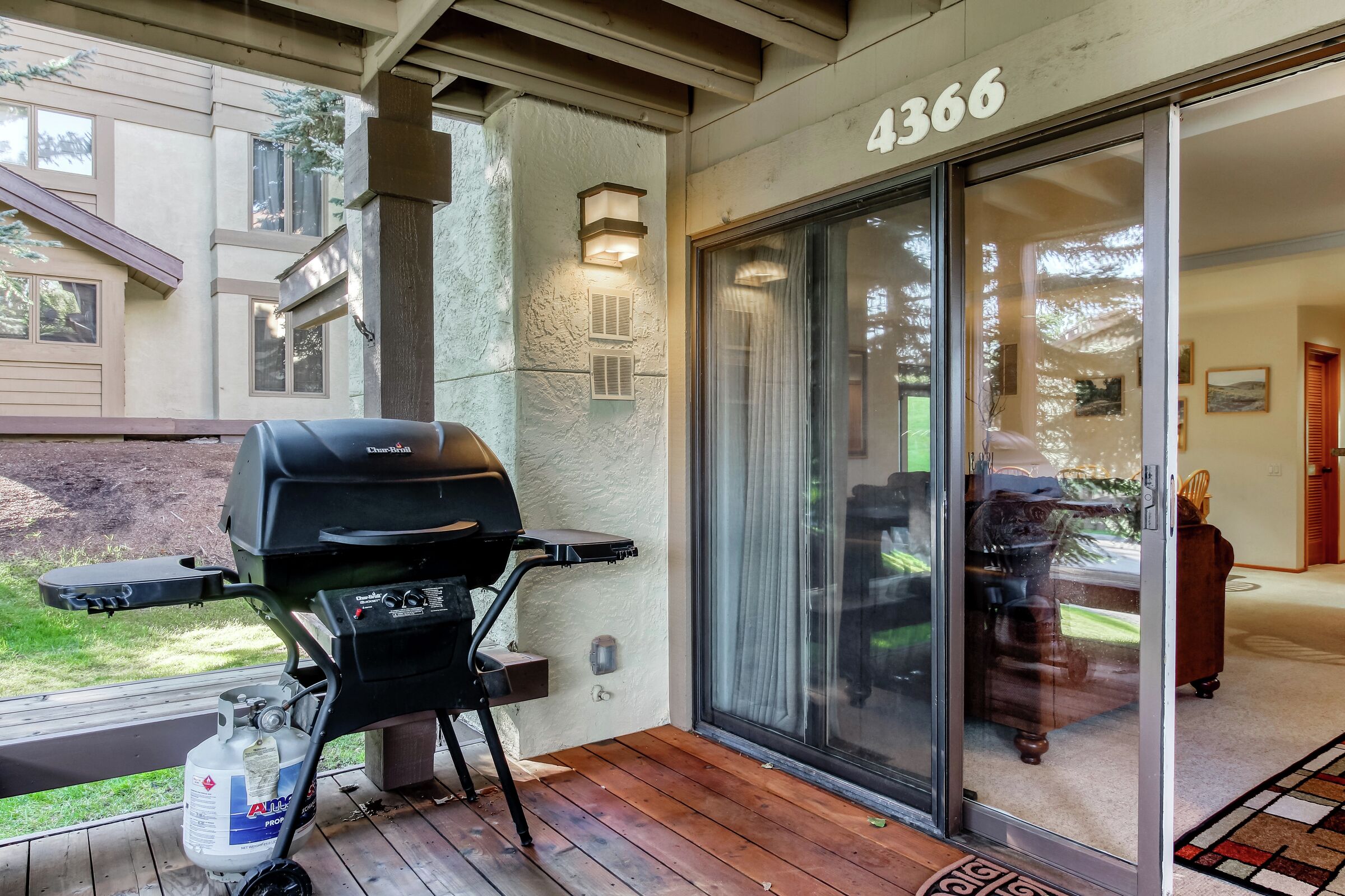 Patio with BBQ