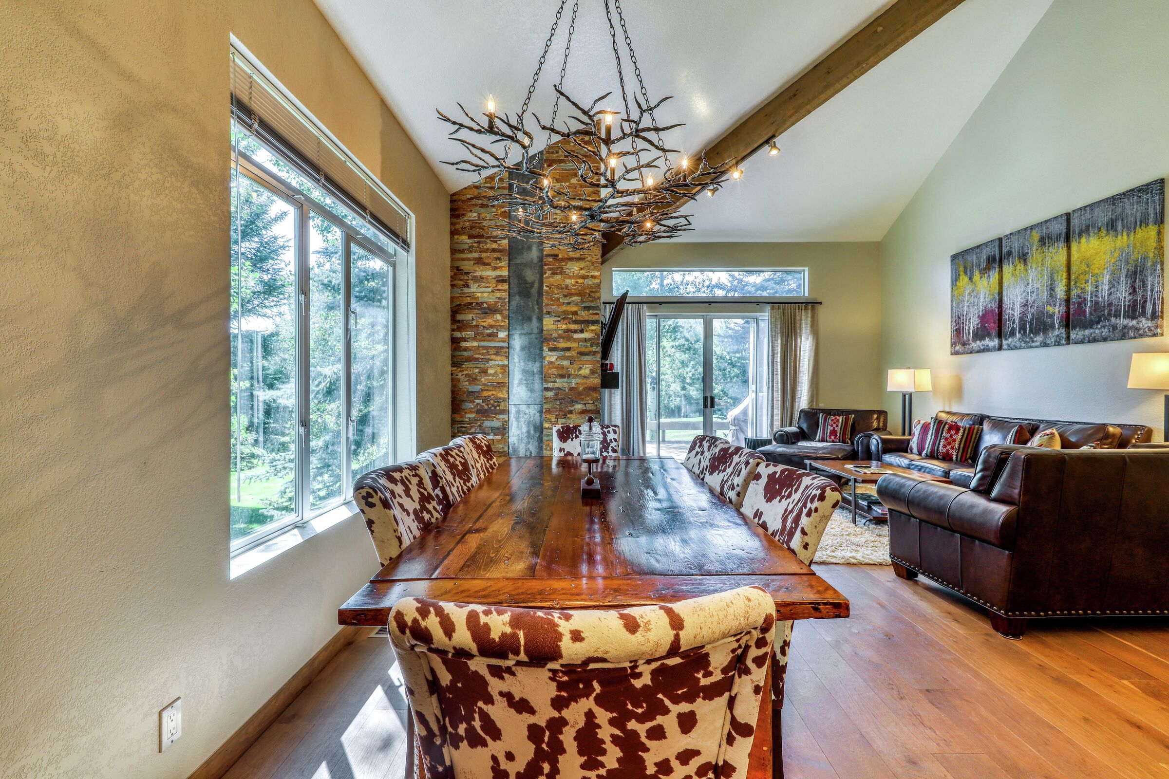 Dining Room & Living Room