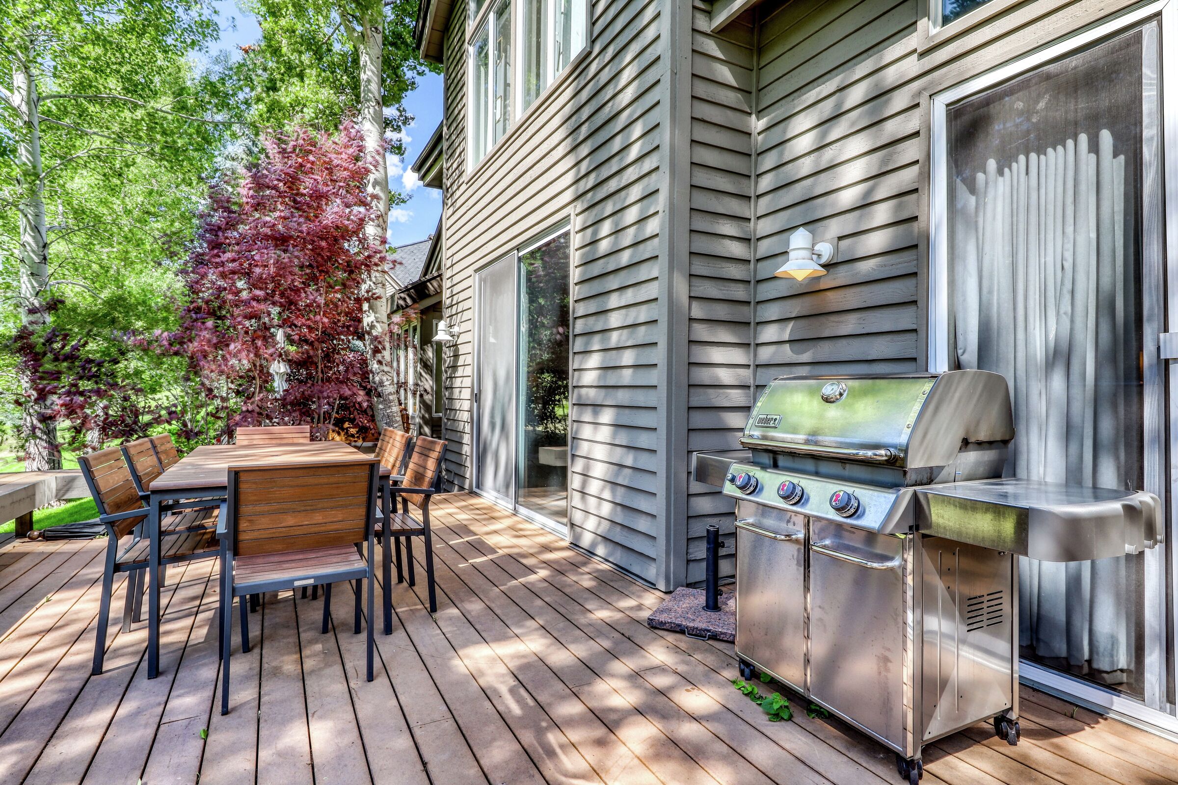 Patio with BBQ