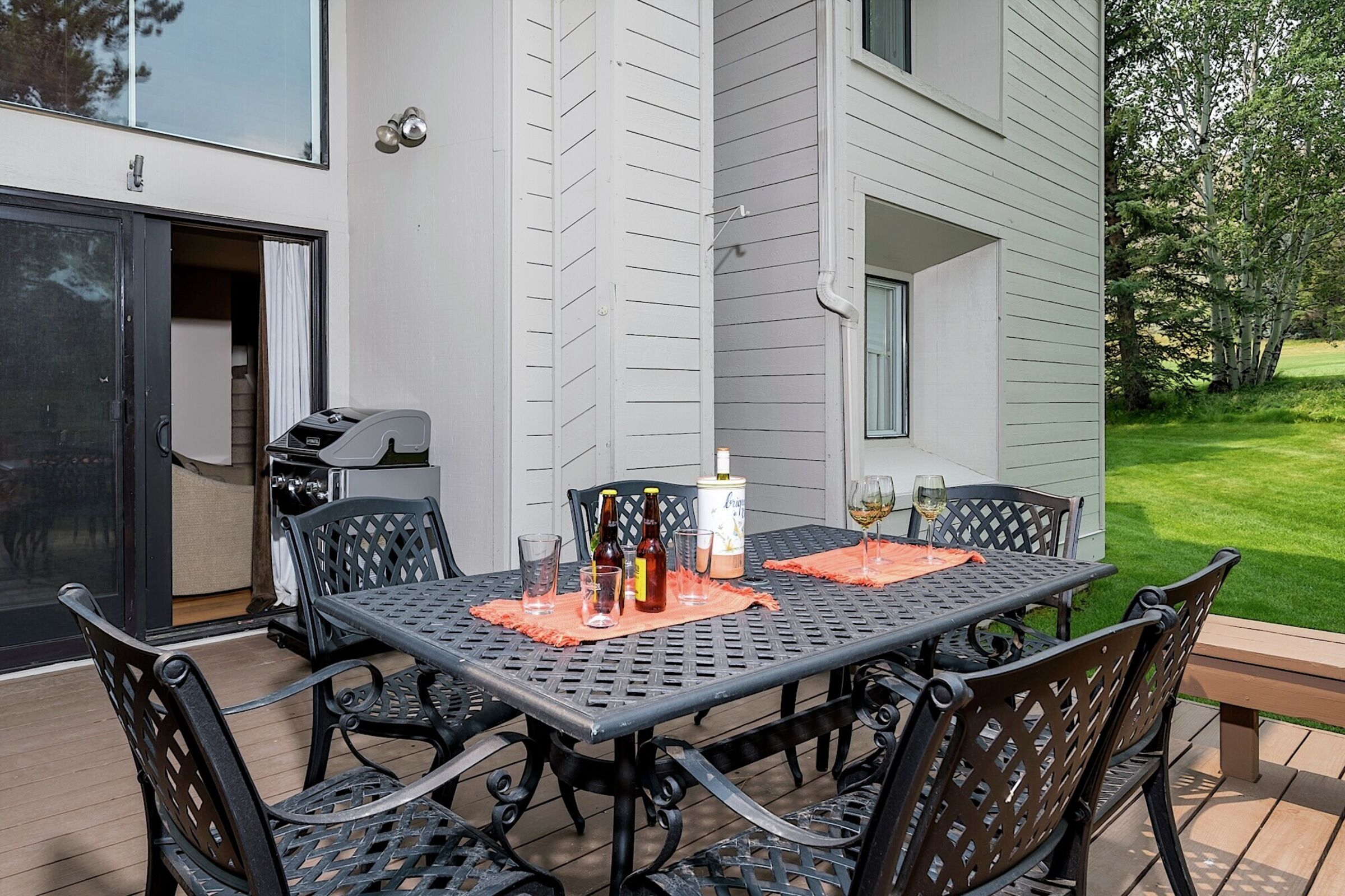 Patio with BBQ