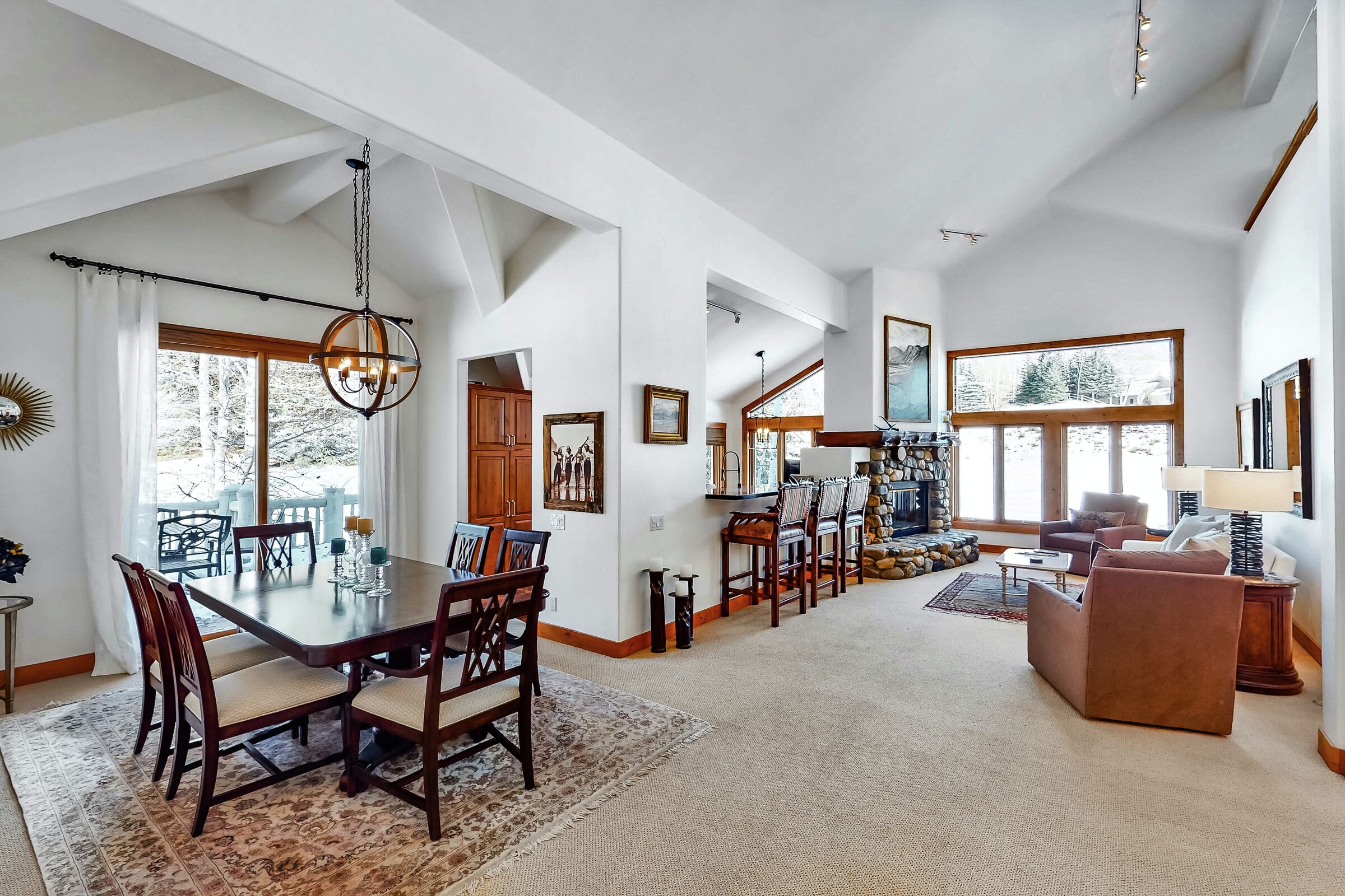 Dining Room & Living Room