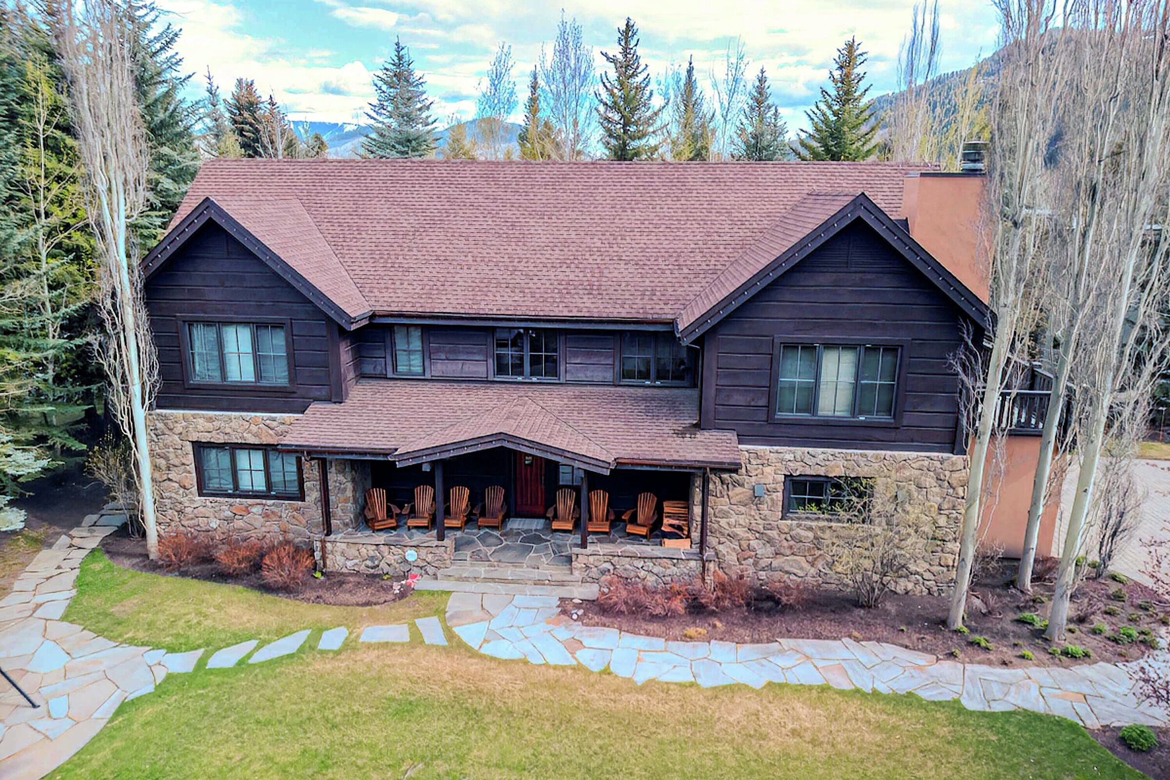 Frenchmans Chalet Exterior - Autumn