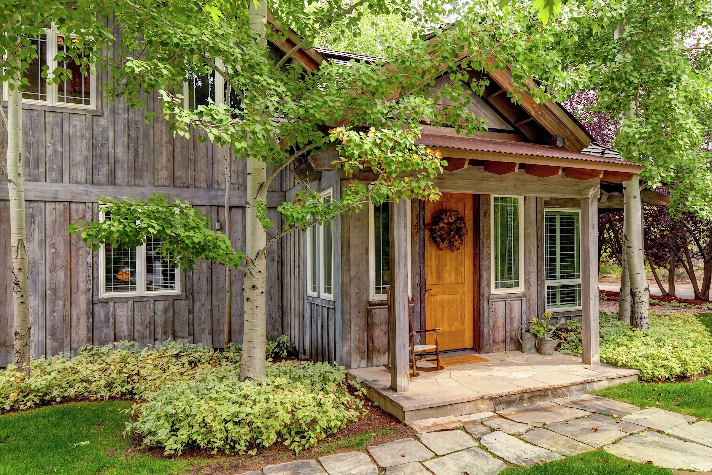 West Ketchum Farmhouse Exterior - Summer