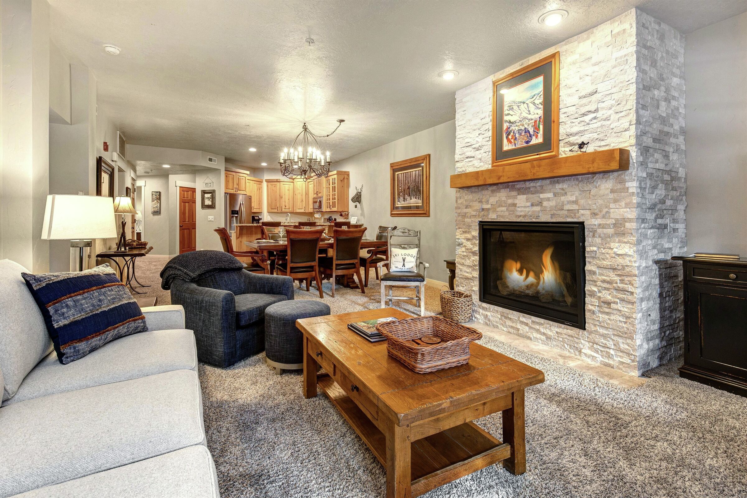 #A102 - Living Area & Dining Area