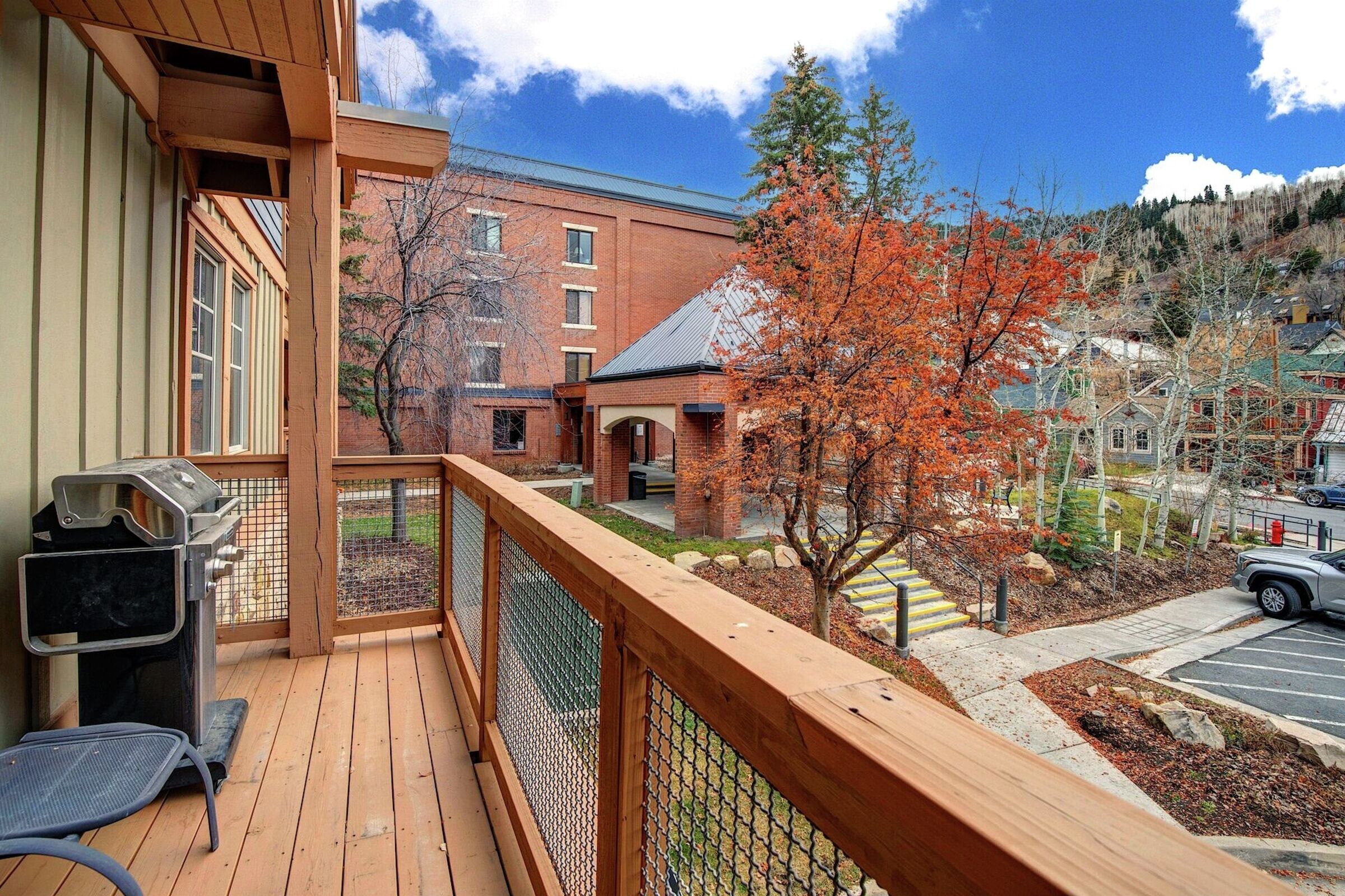 Balcony with BBQ