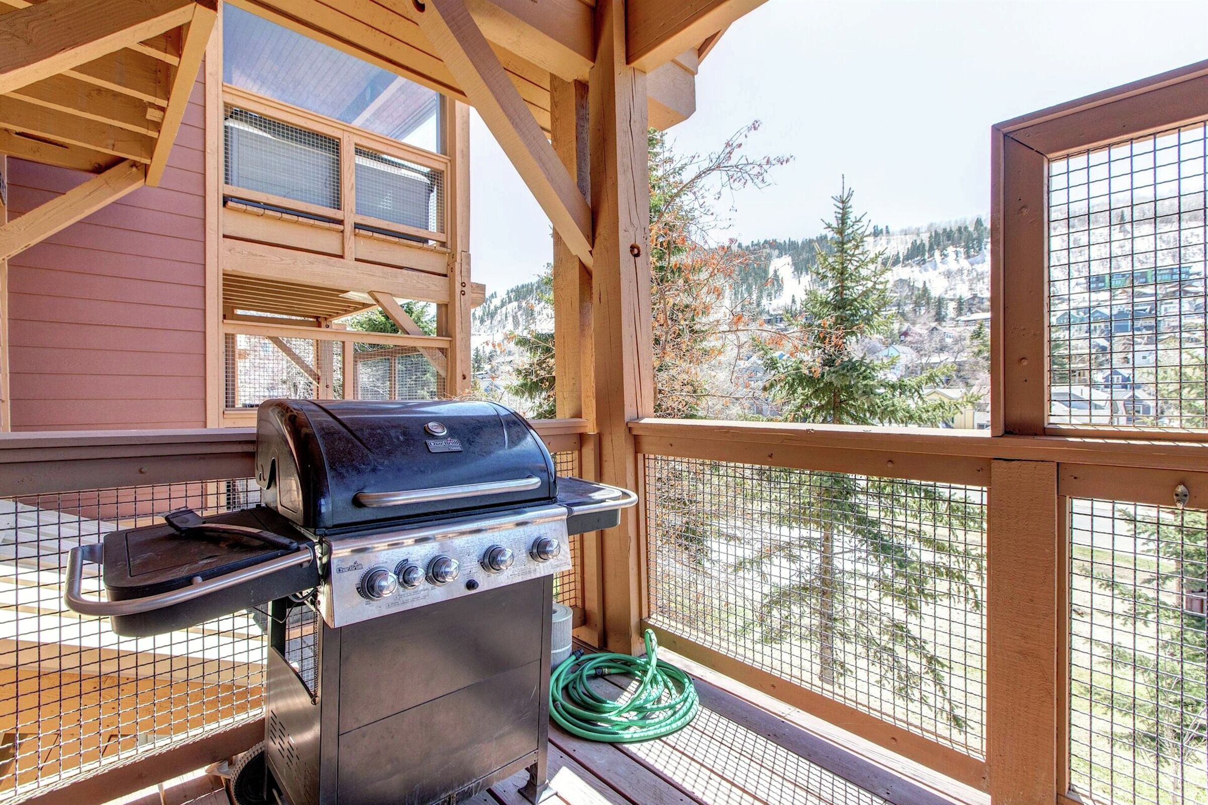 Balcony with BBQ