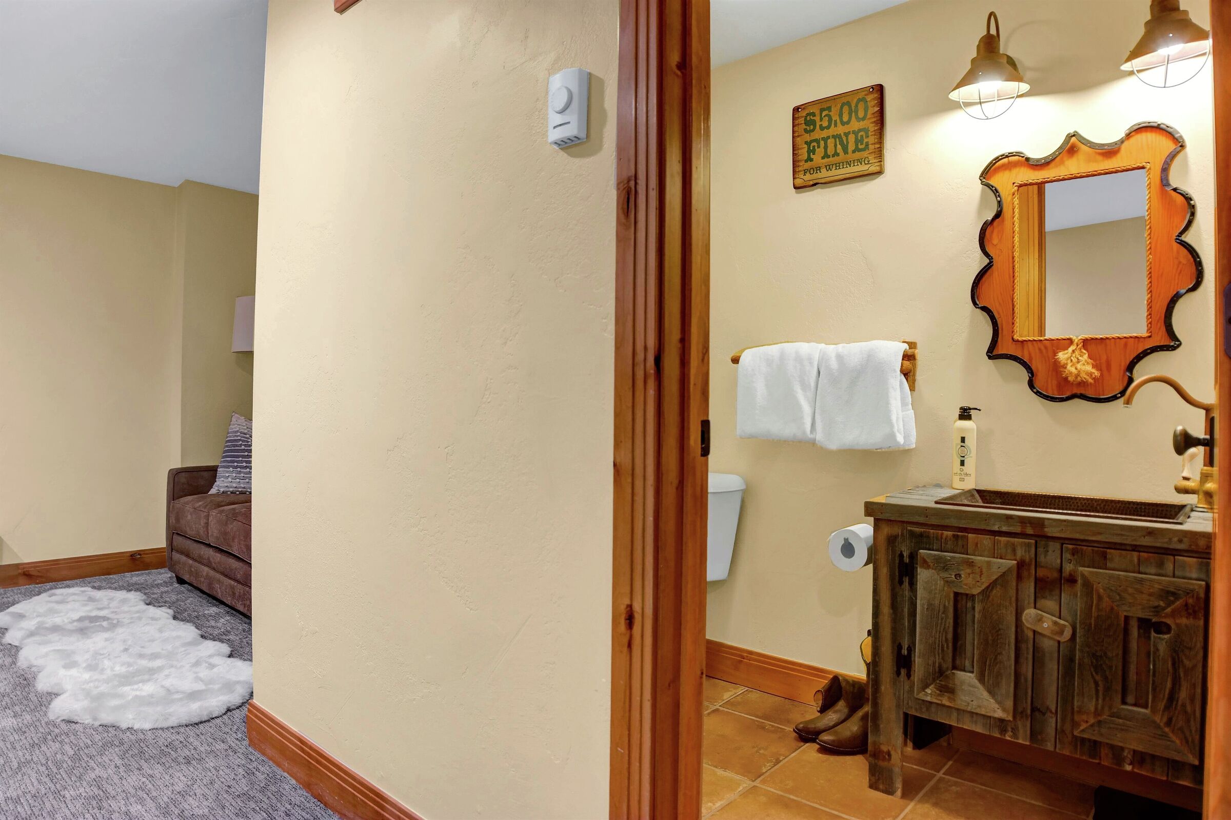 Second Floor Loft Half Bathroom