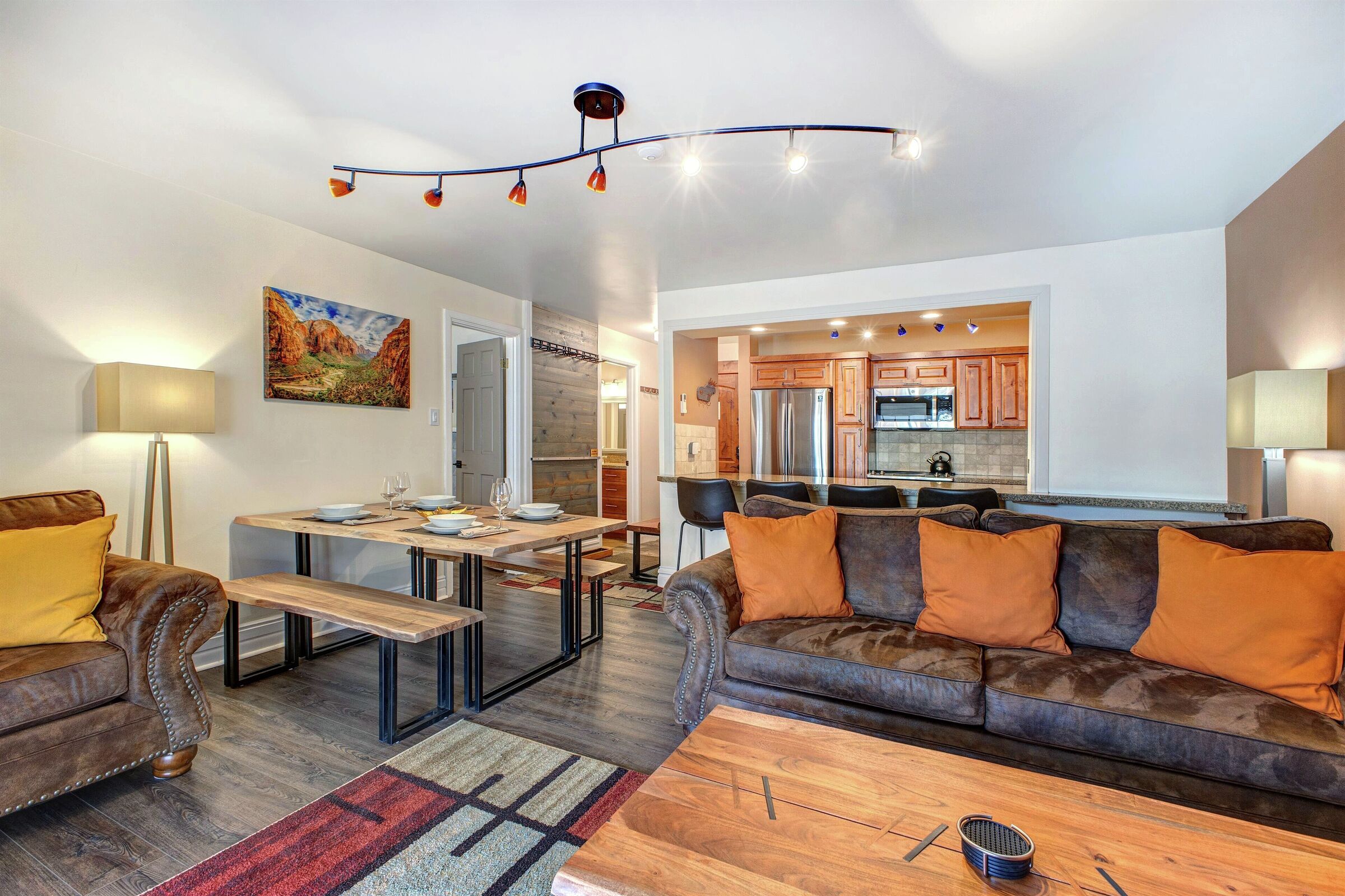 Living Area & Dining Area