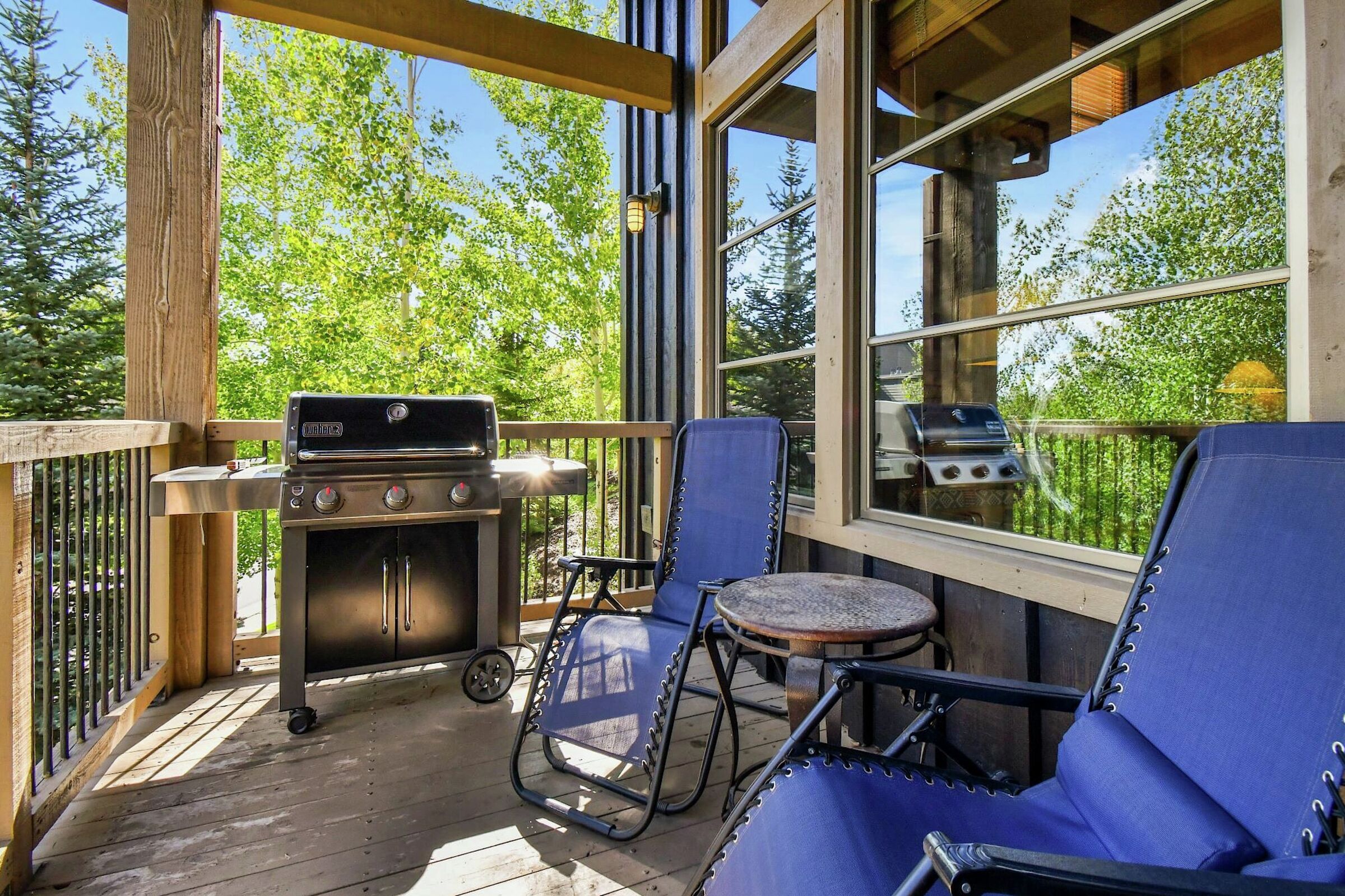 Balcony with BBQ