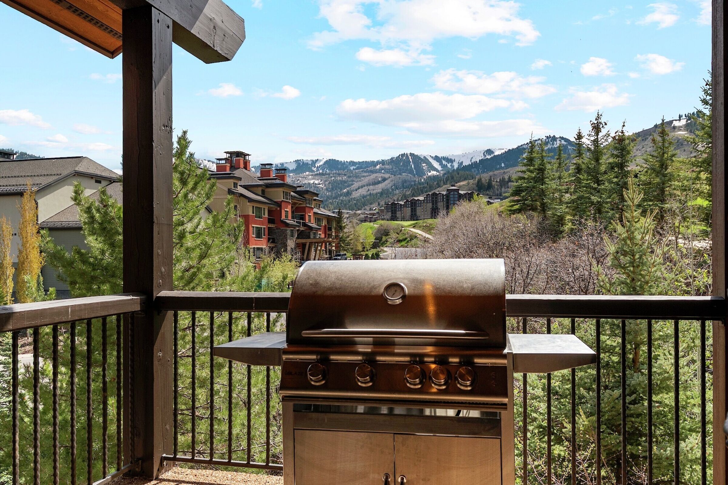 Balcony with BBQ