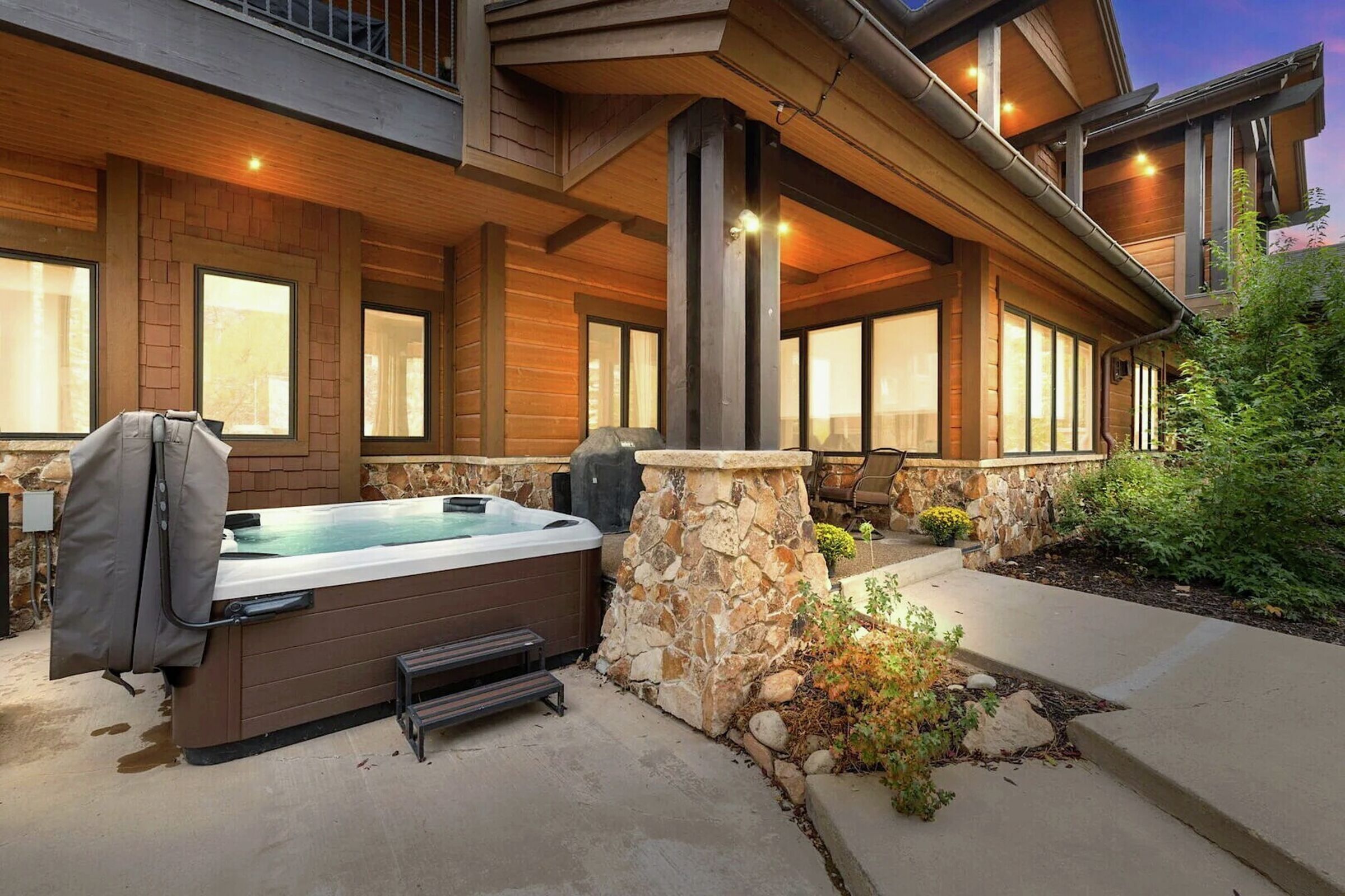 Patio with Hot Tub