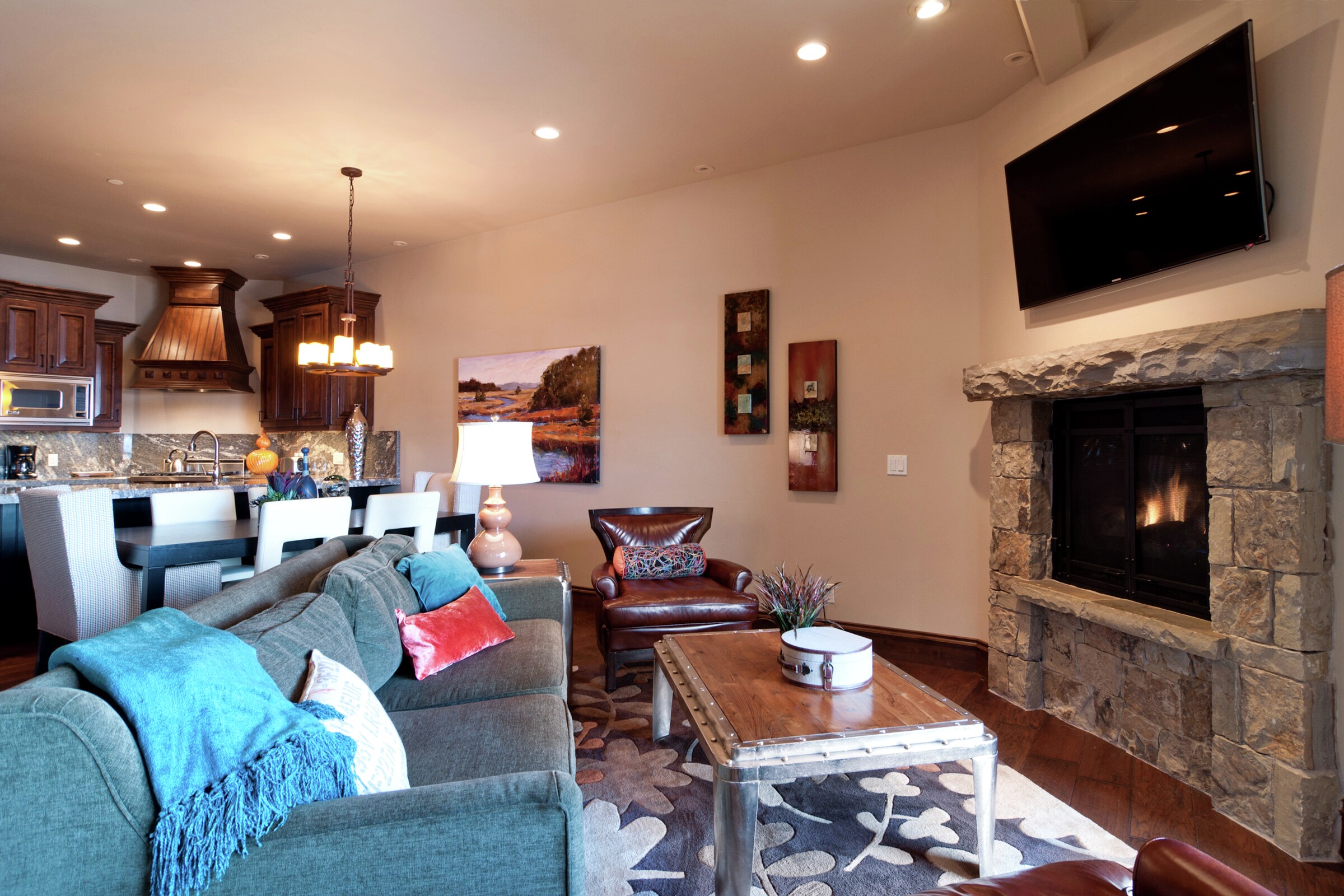 Living Room & Dining Room