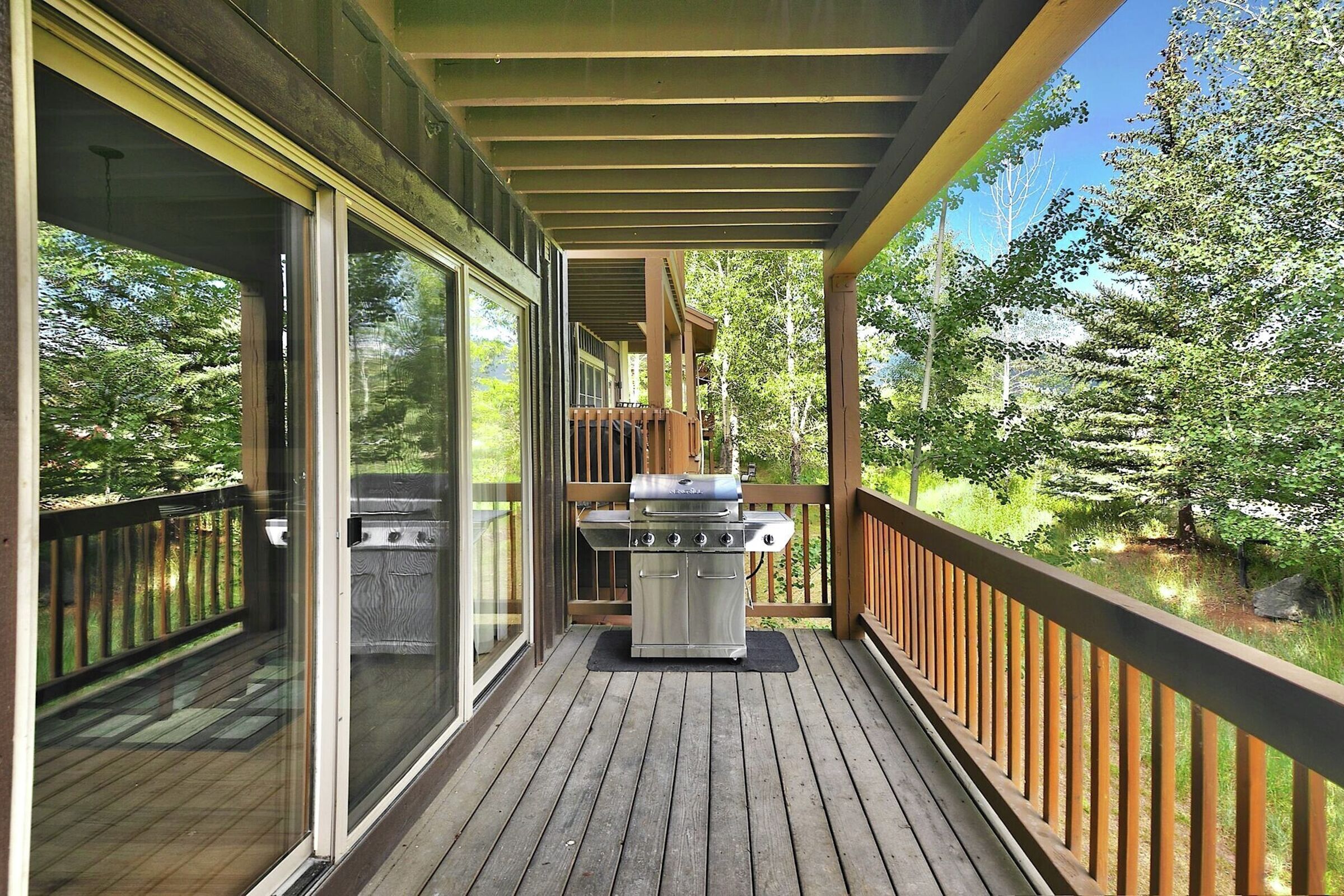 Balcony with BBQ