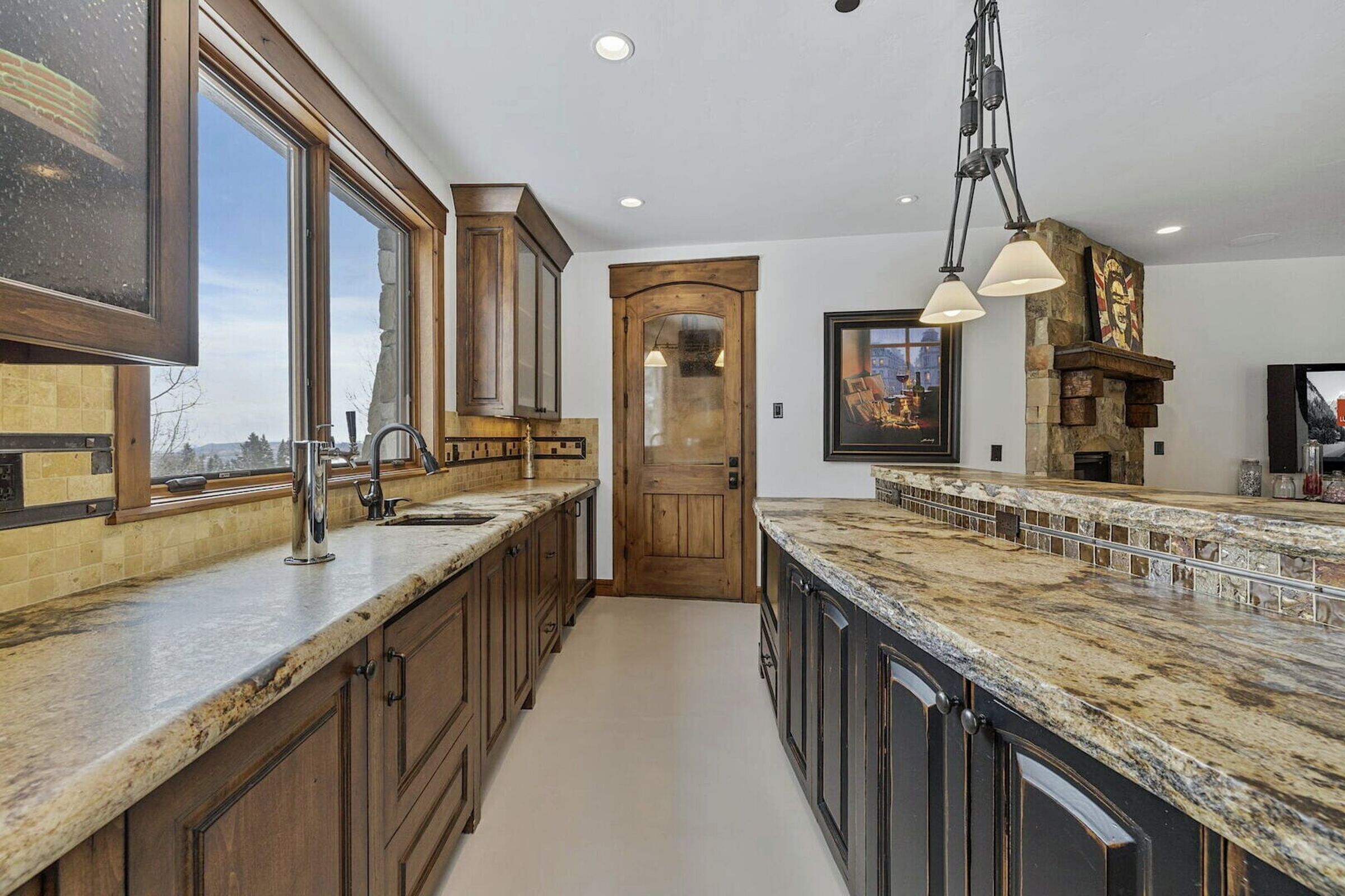 Games Room with Wet Bar