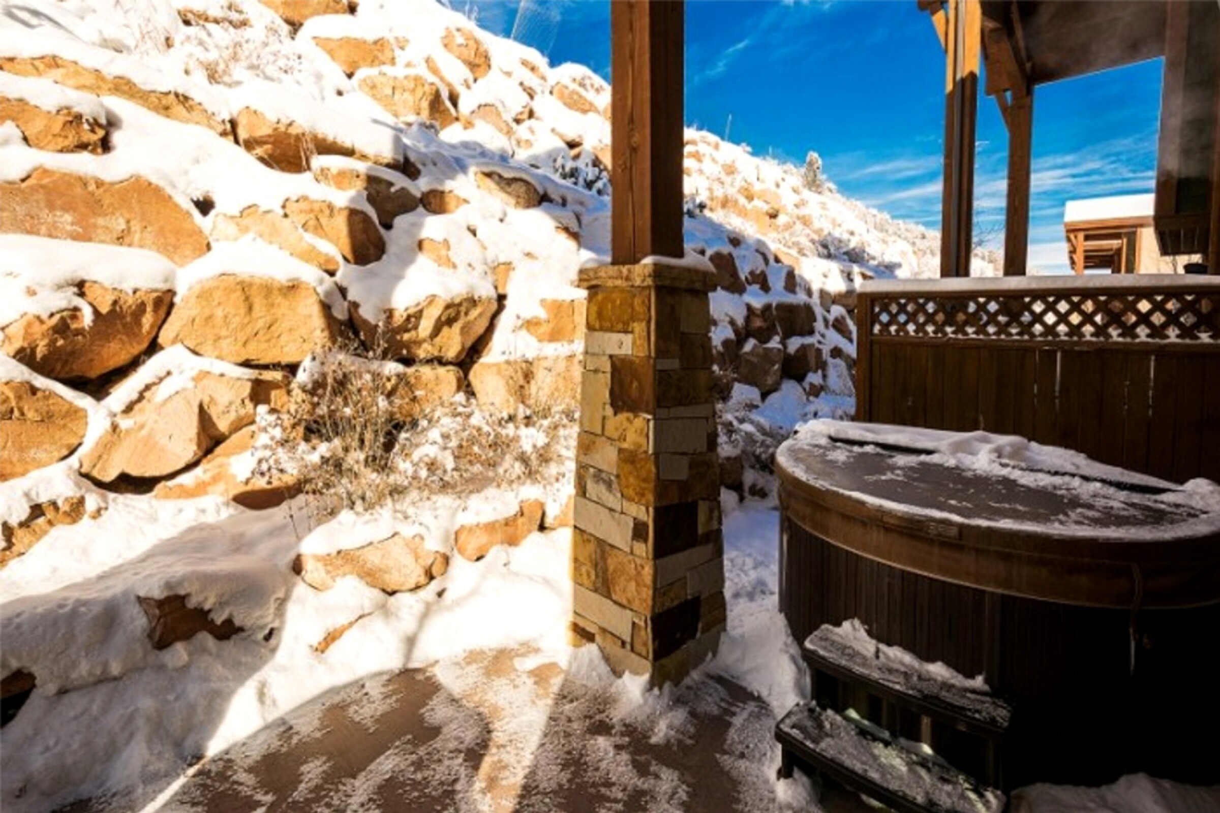 Patio with Hot Tub