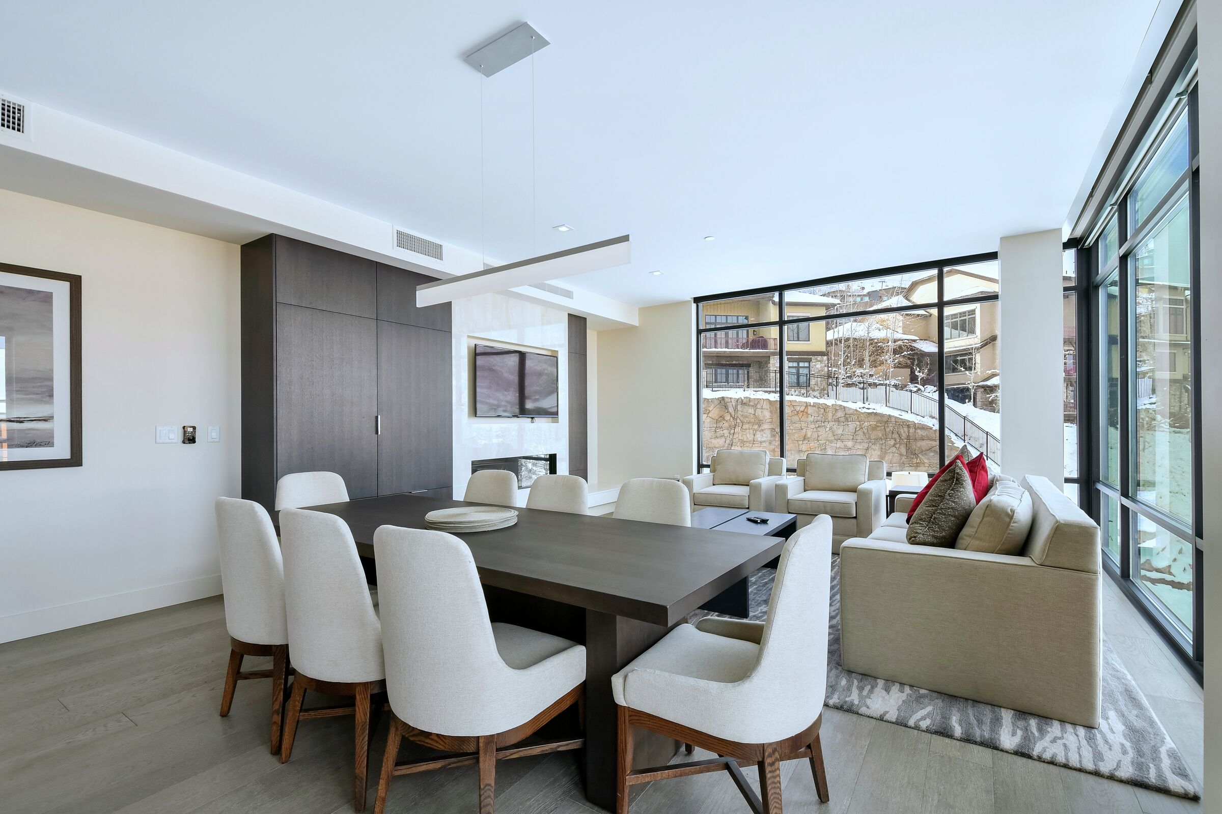 Living Room & Dining Room