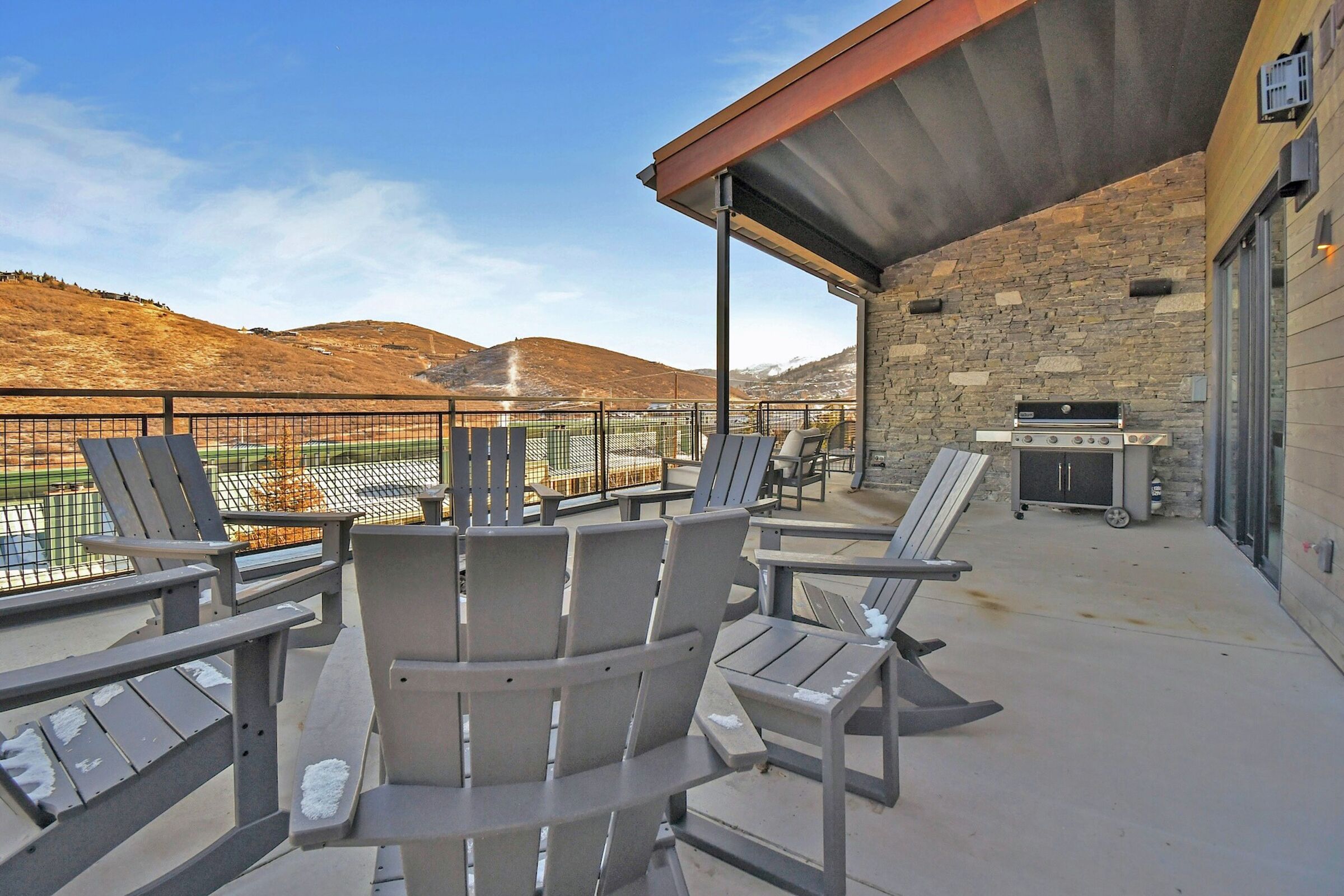 Balcony with BBQ