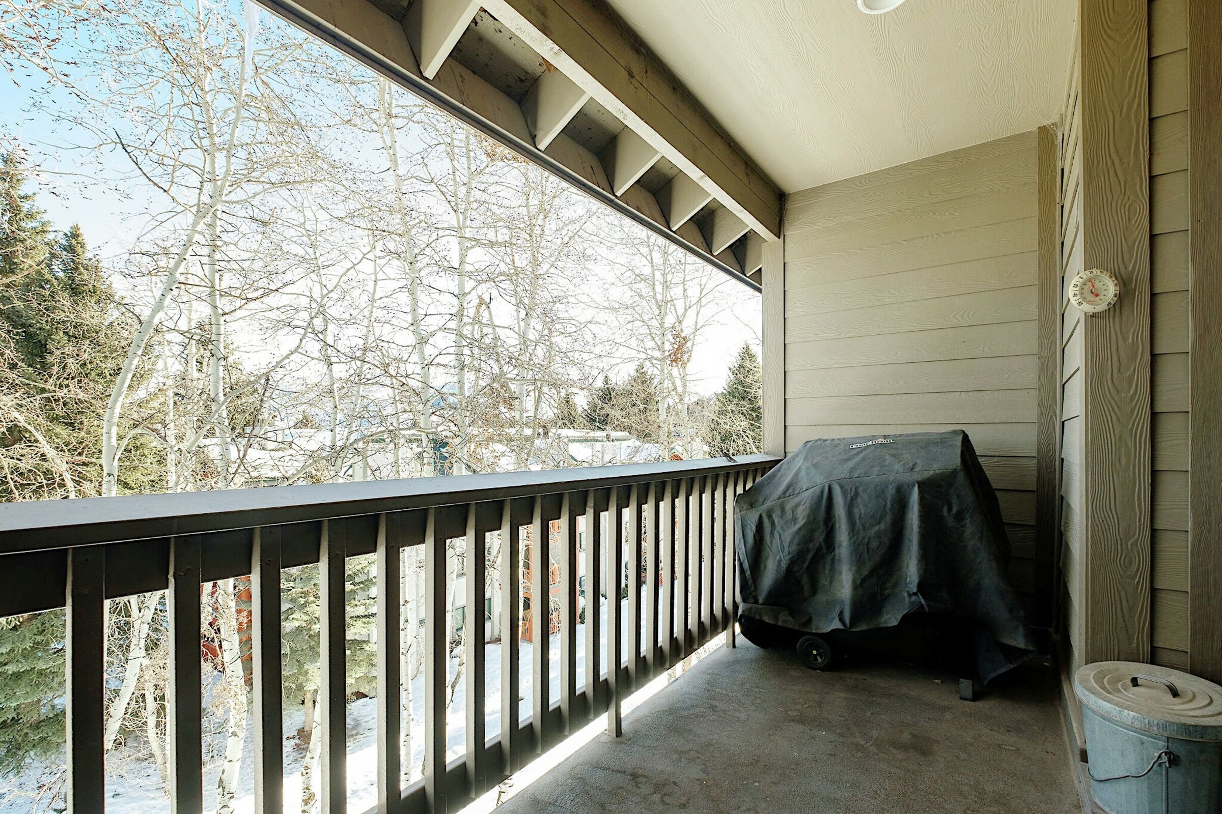 Balcony with BBQ