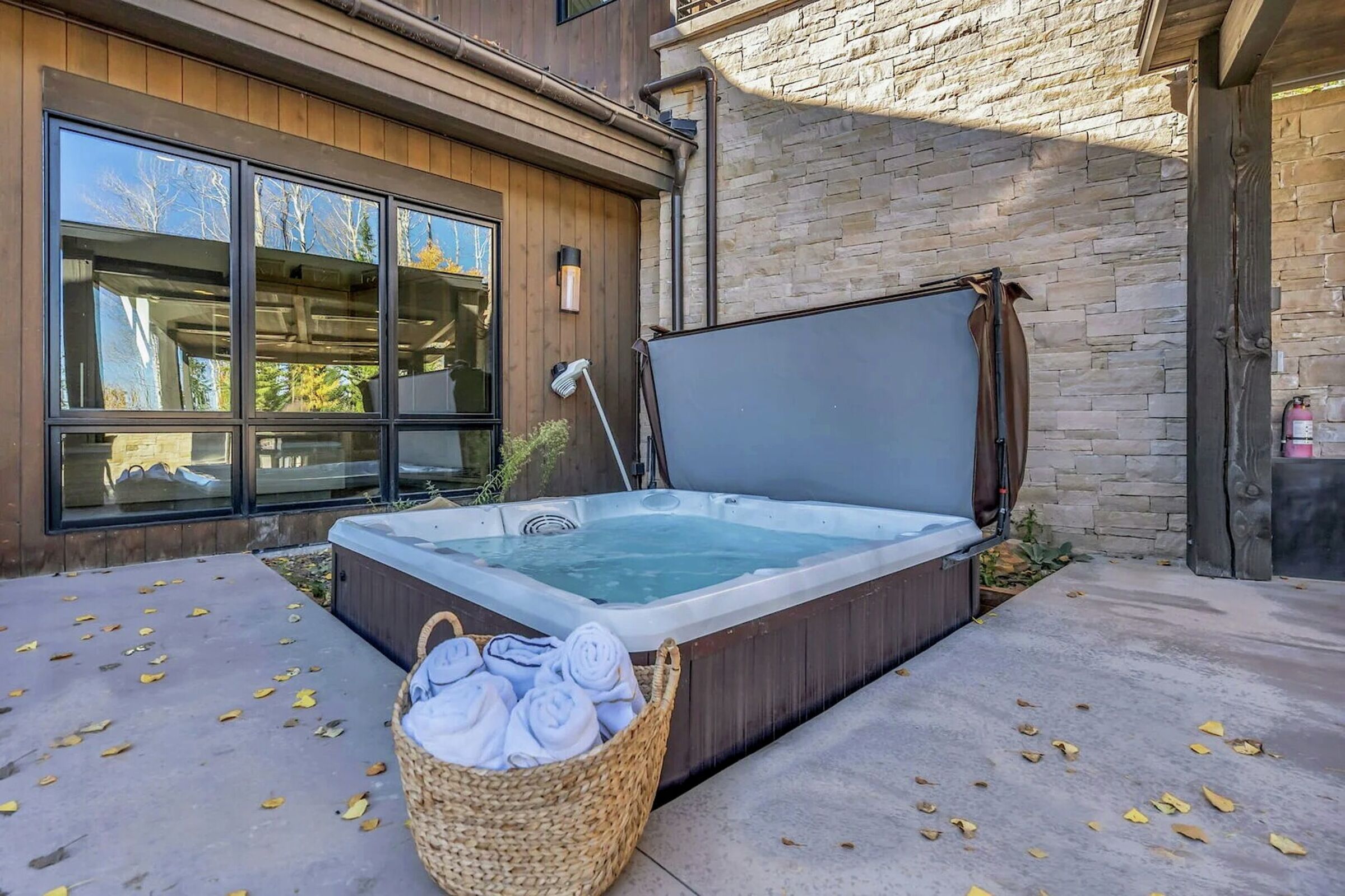 Patio with Hot Tub
