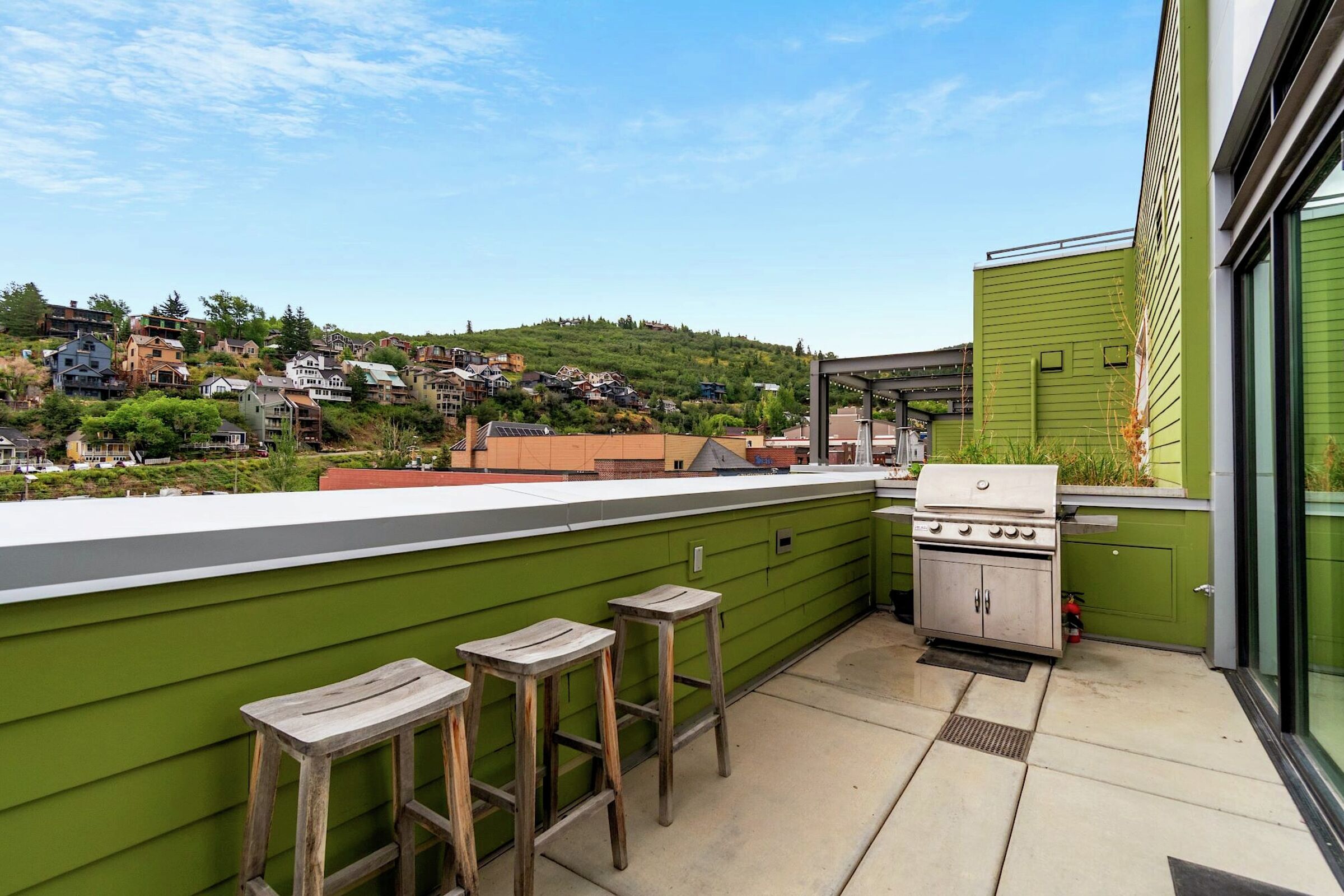 Balcony with BBQ