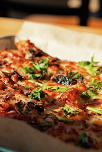 Pizza at Park City Summit House 
