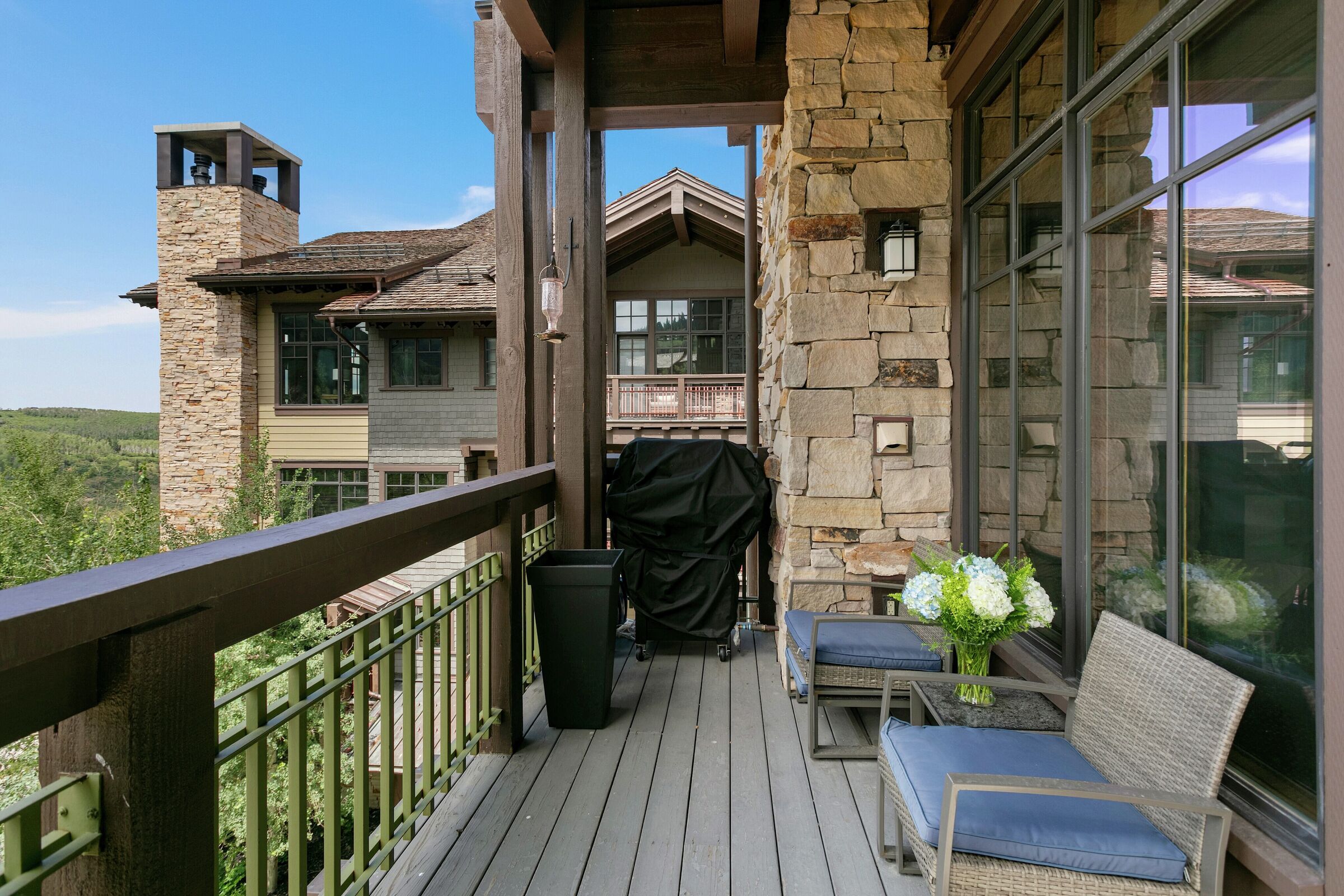 Balcony with BBQ