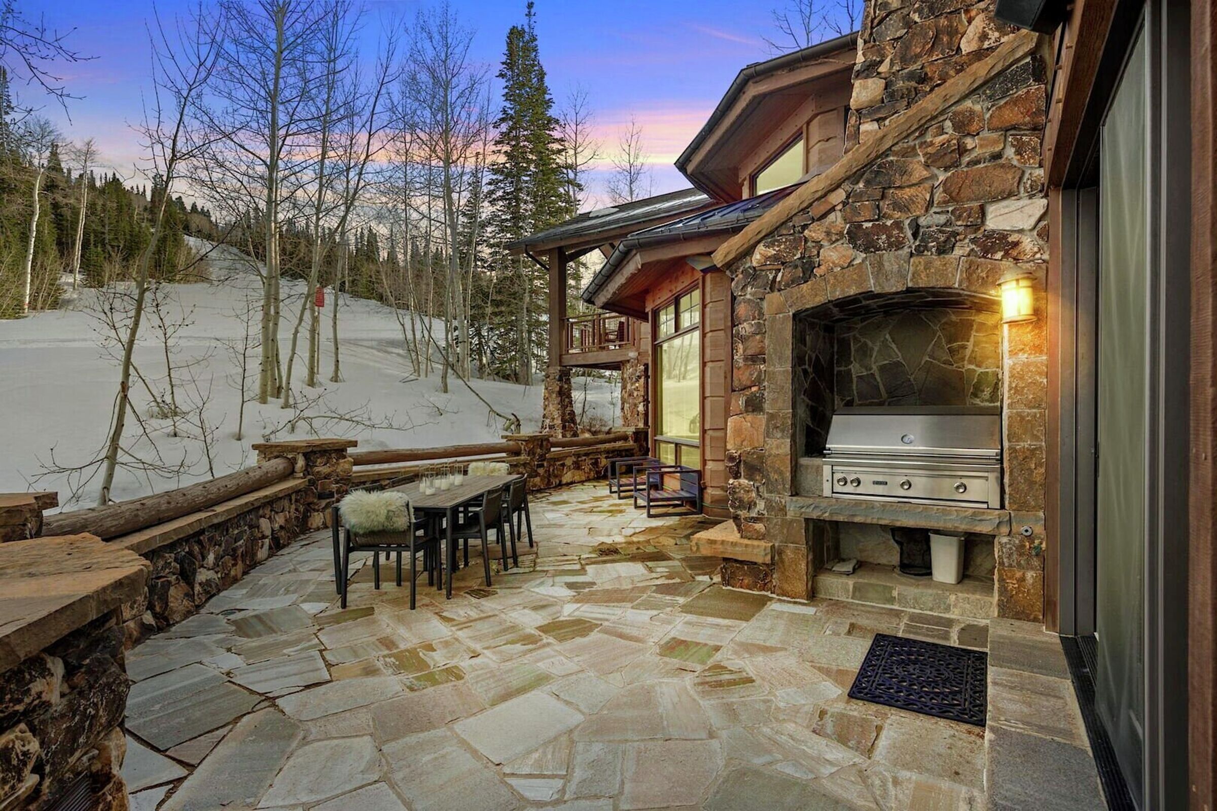 Balcony with BBQ