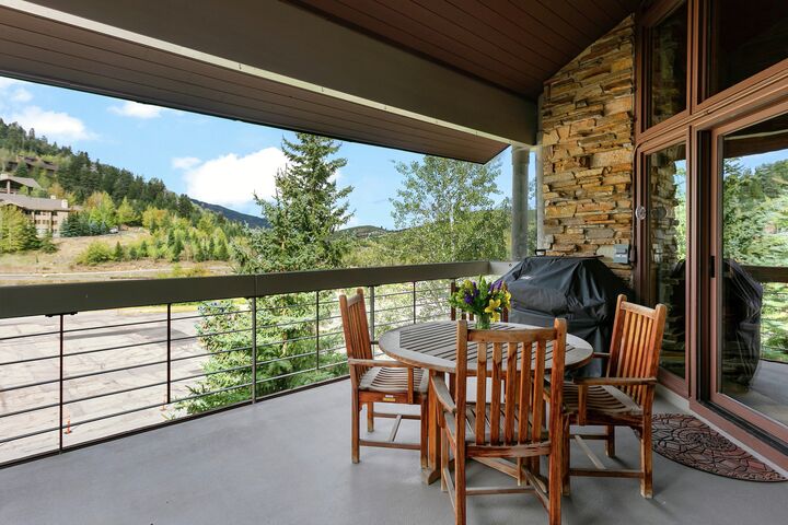 Balcony with BBQ