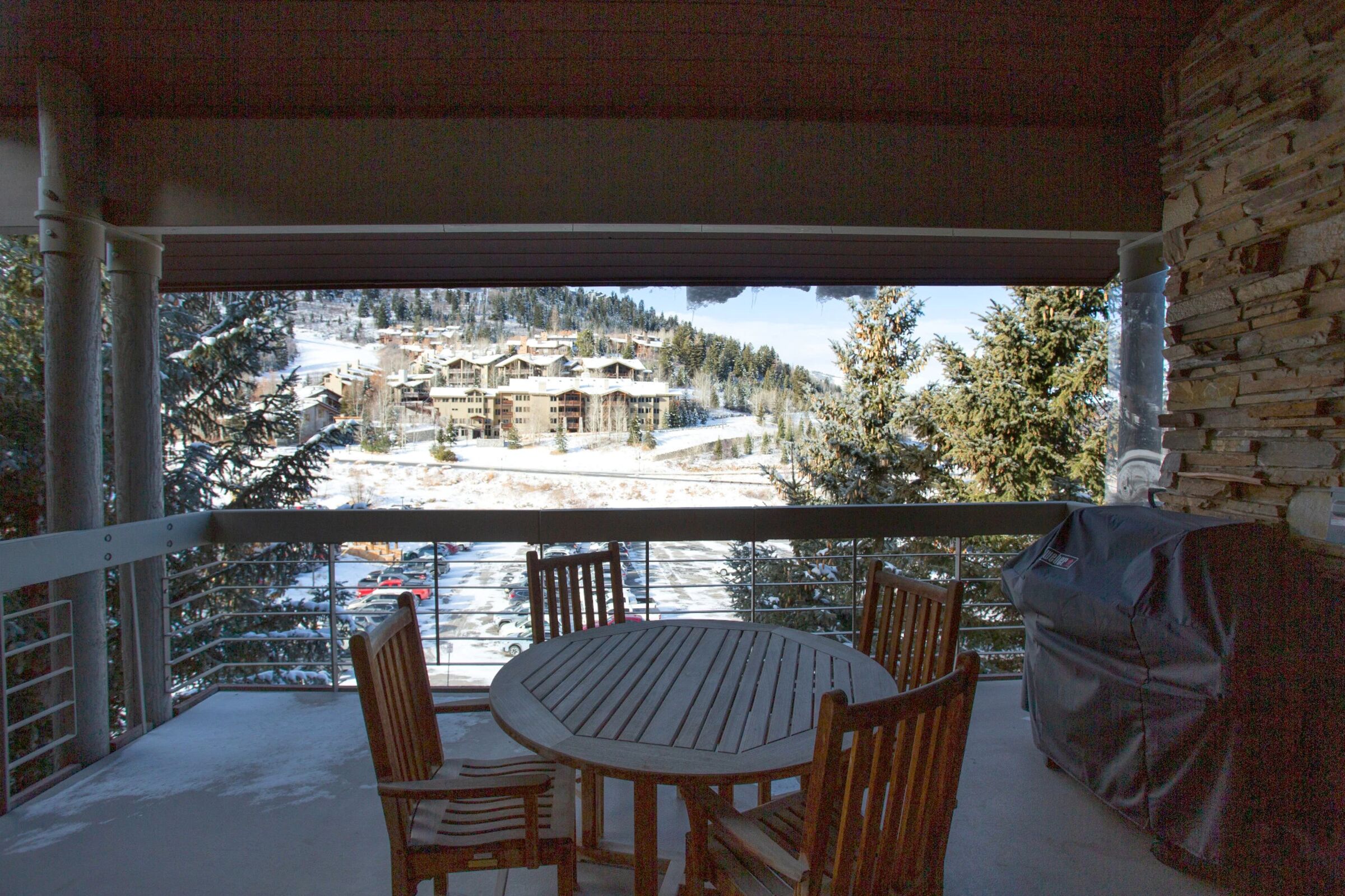 Balcony with BBQ