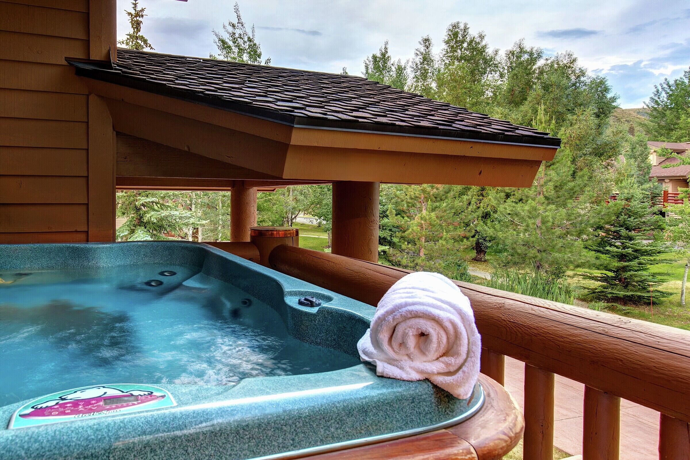 Balcony with Hot Tub