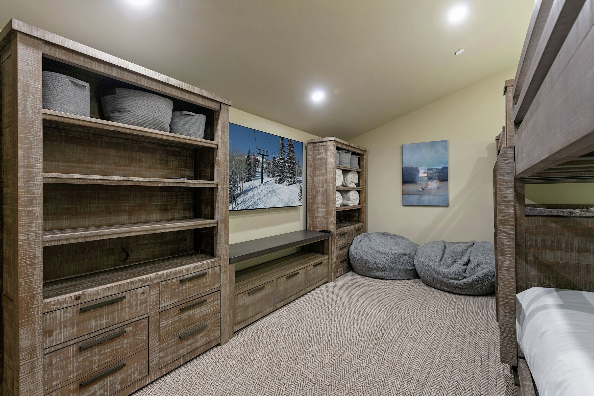 Den with Bunk Beds