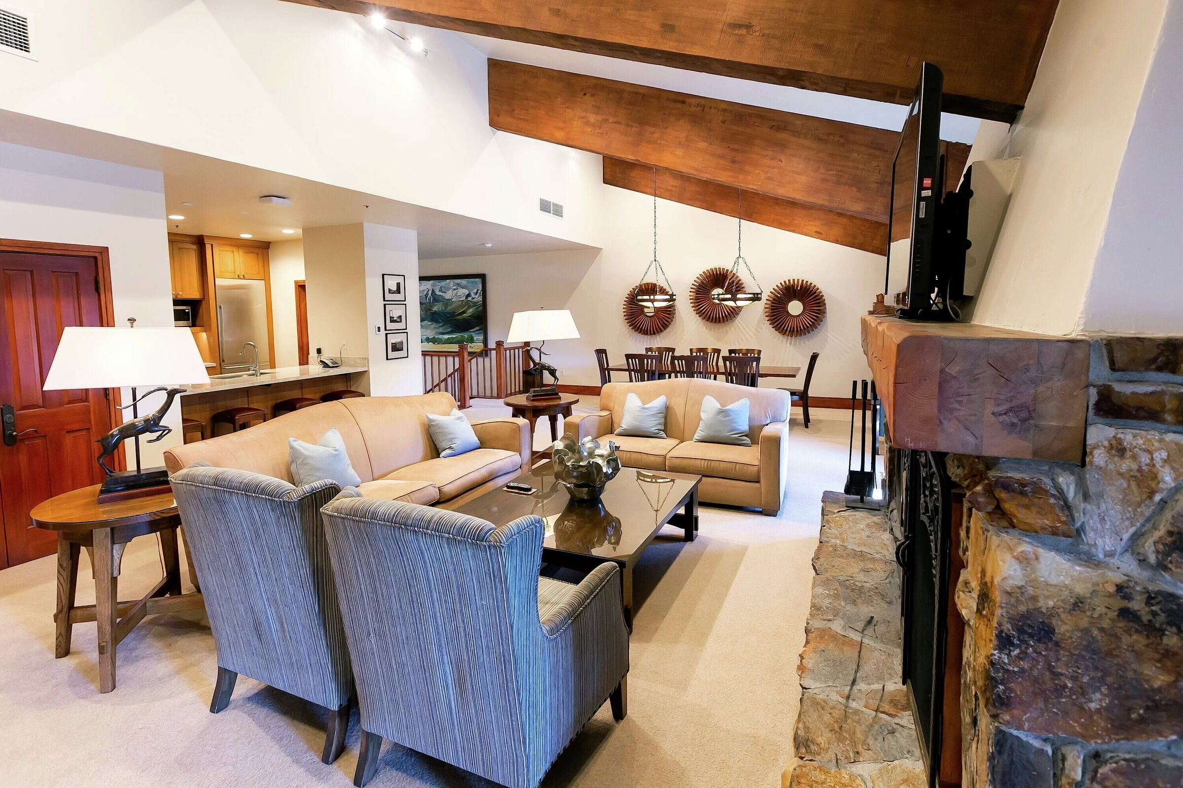 Living Area & Dining Area