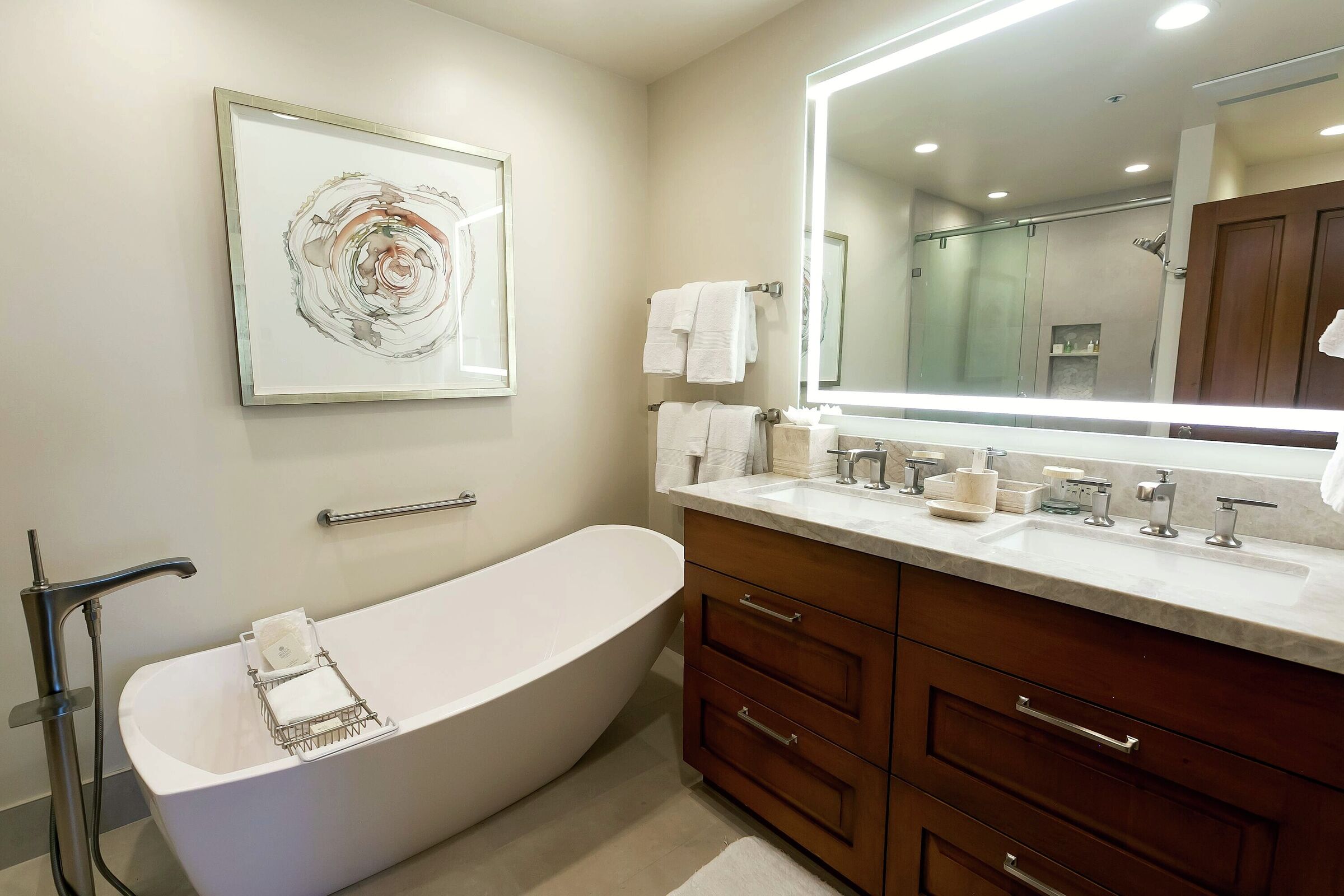 Deluxe Two Queen Room Bathroom