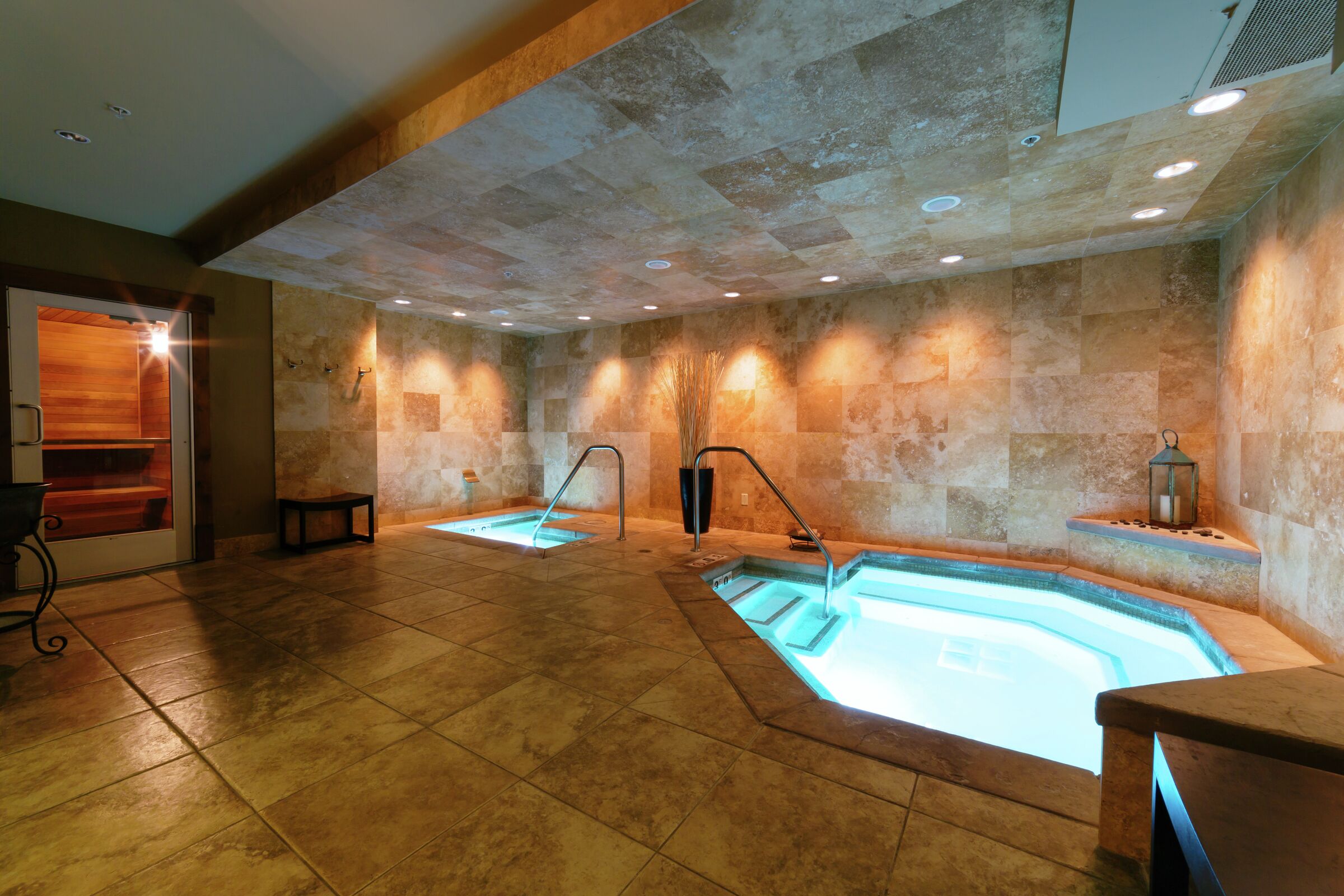 Alpine Serenity Spa Indoor Hot Tub & Cold Dip Room