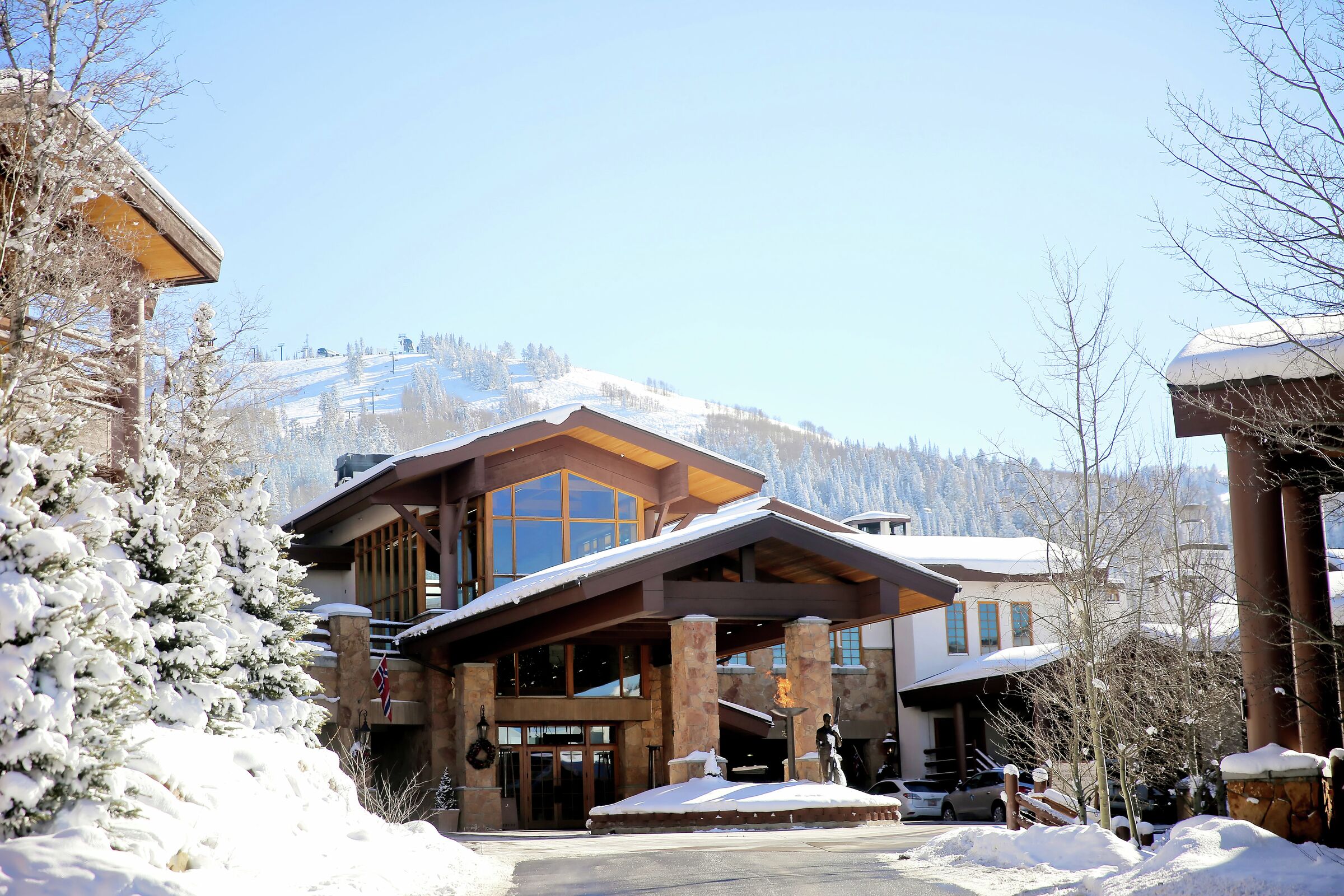 Stein Eriksen Lodge Entrance