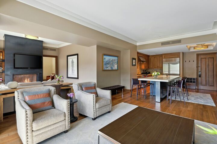 2 Bdrm Ambassador Residence - Living Area & Kitchen