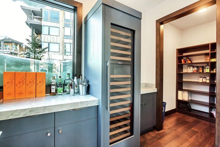 Pantry with Wine Fridge